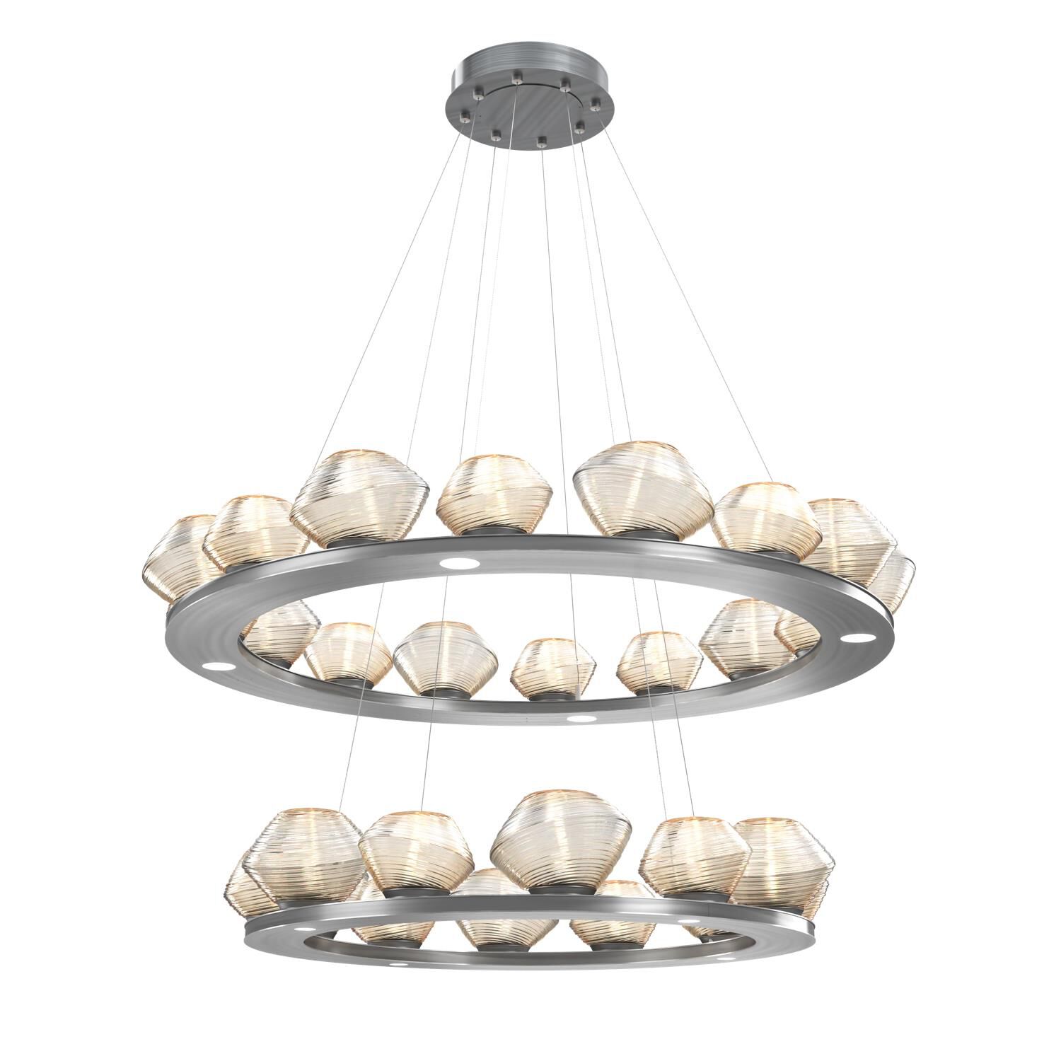 Mesa 48 Inch 28 Light LED Chandelier by Hammerton Studio