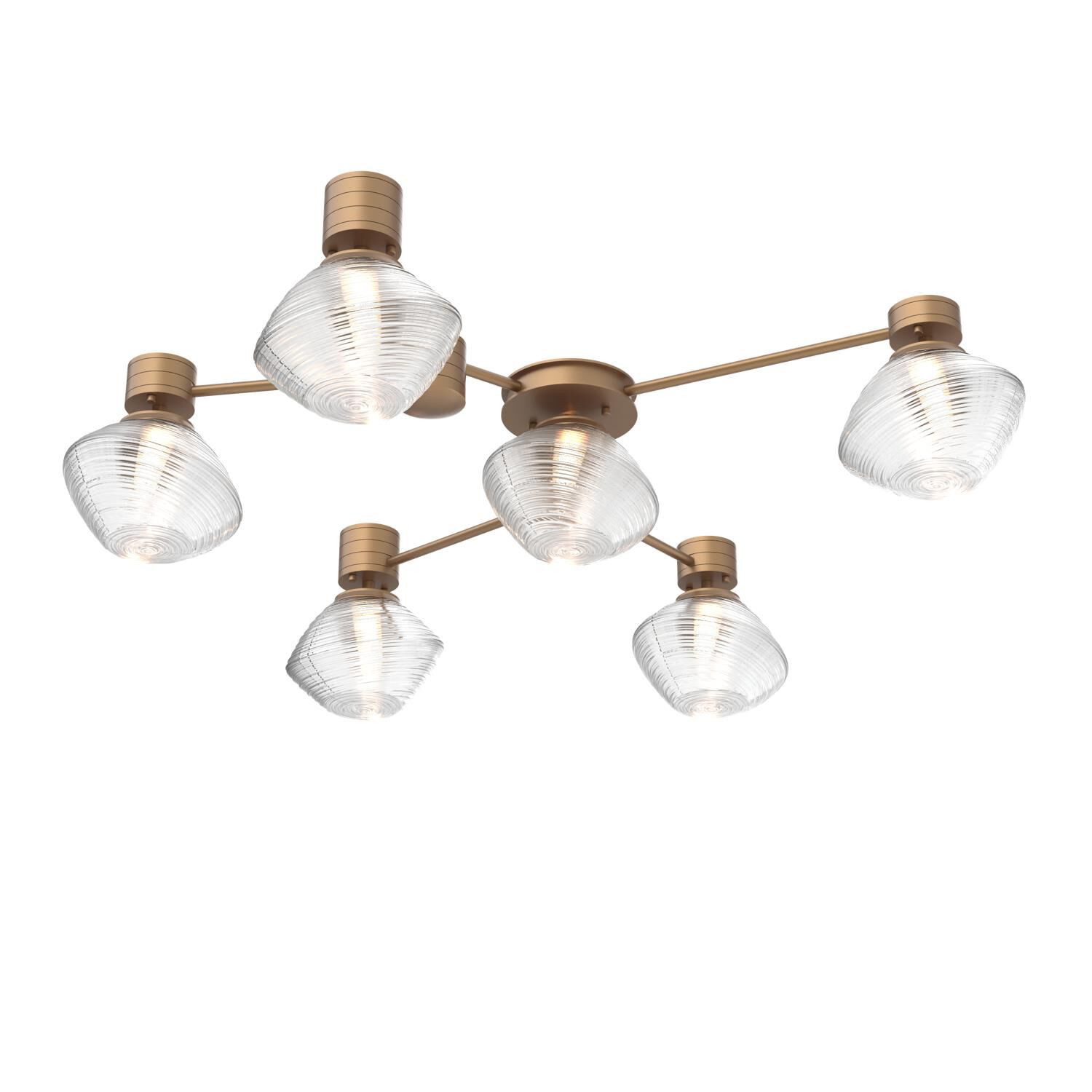 Levi Wilson Mesa 37 Inch Semi Flush Mount by Hammerton Studio