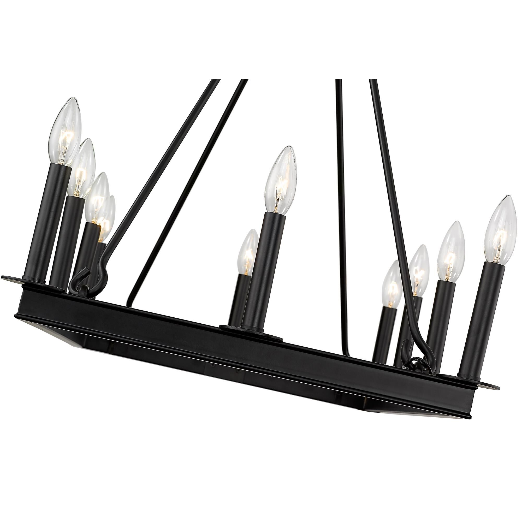 Shown in Matte Black finish and --- glass and --- shade