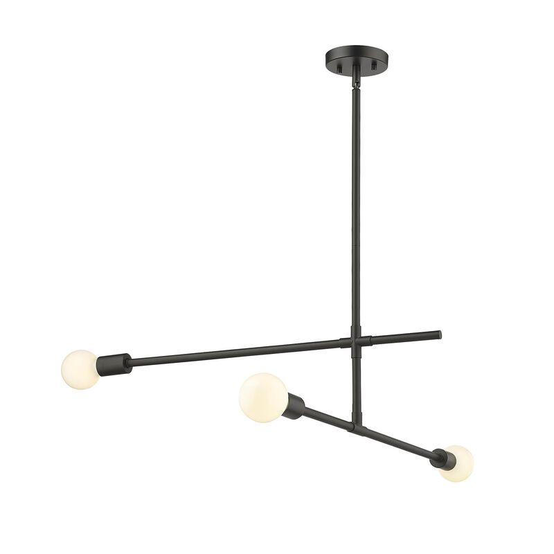 Modernist 40 Inch 3 Light Linear Suspension Light by Z-Lite