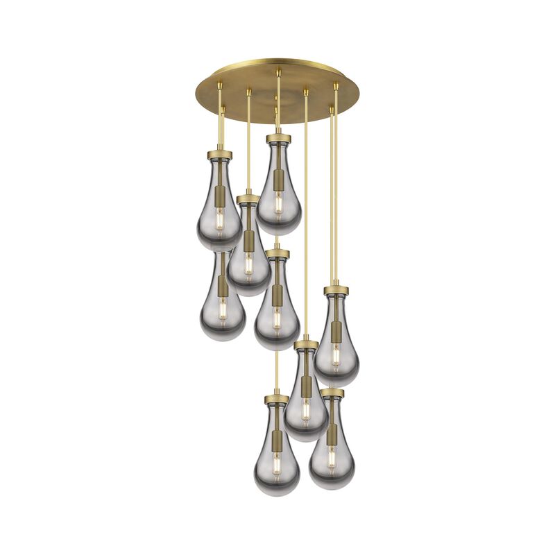 Bruno Marashlian Owego 19 Inch 9 Light Multi Light Pendant by Innovations Lighting