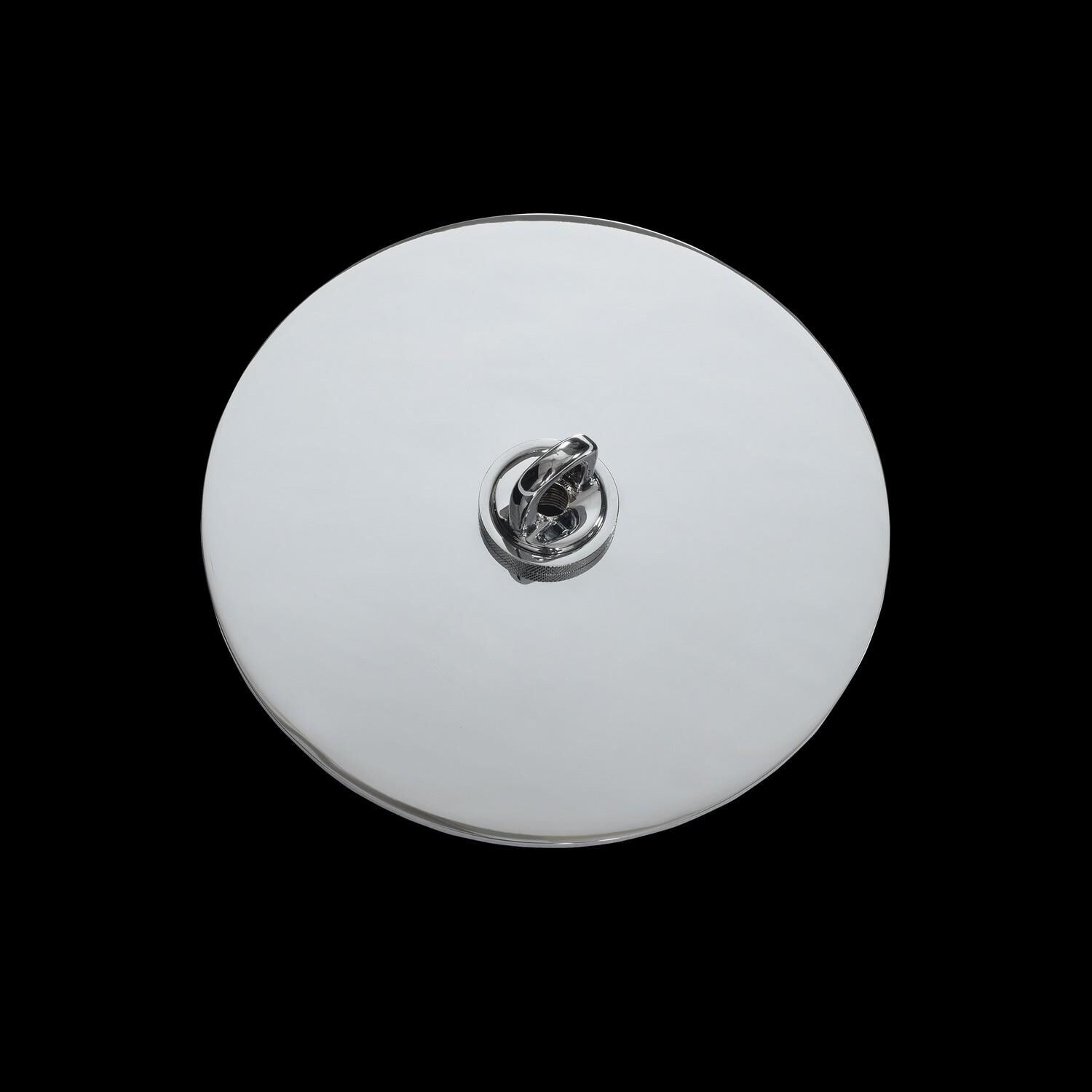 Shown in Chrome finish and Firenze Clear crystal