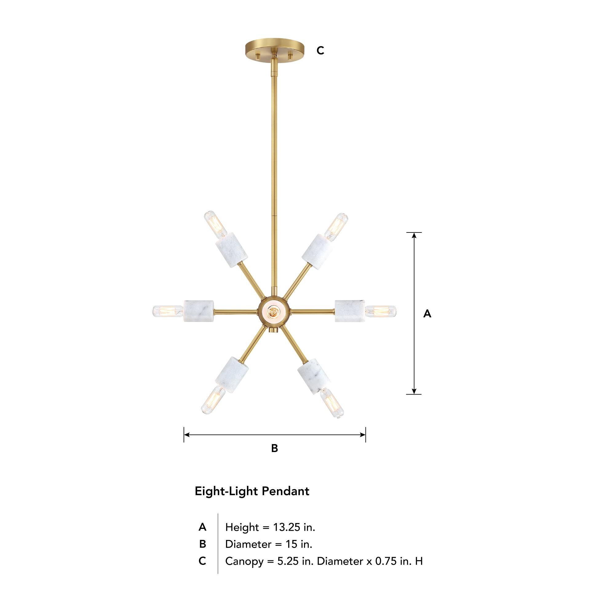 Star Dust 15 Inch Large Pendant by Designers Fountain