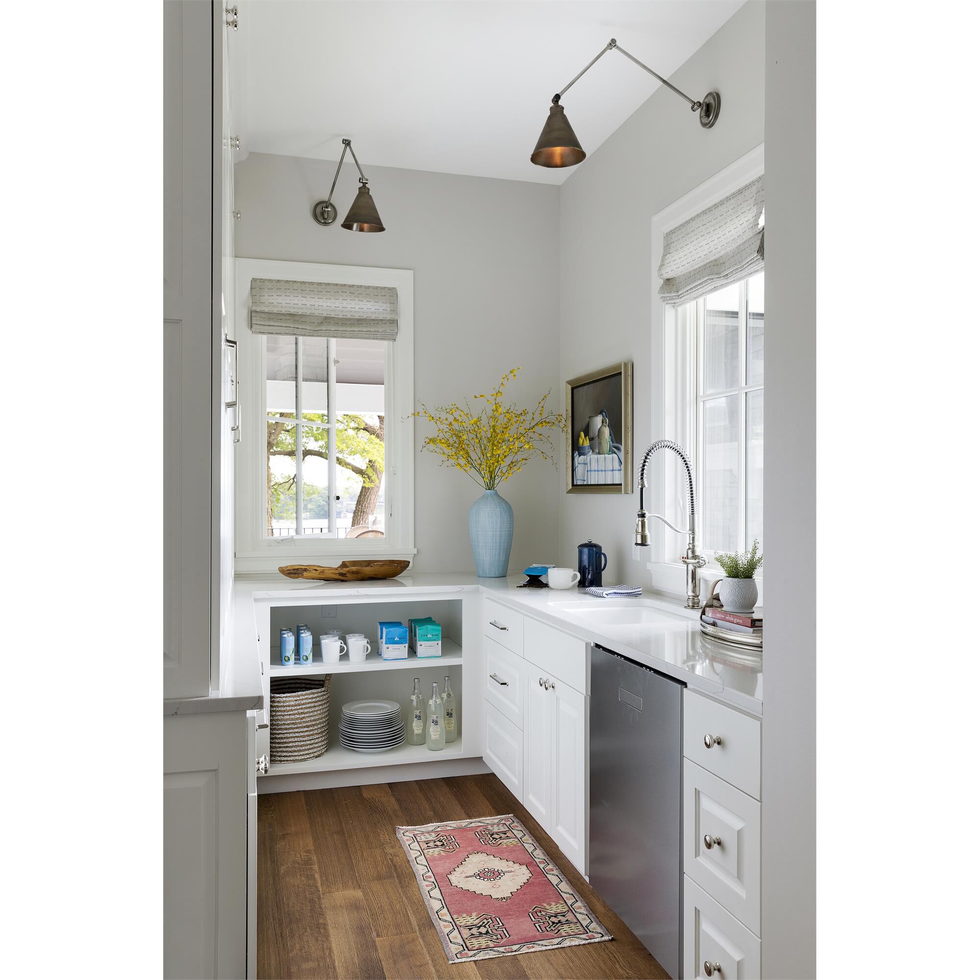 Exeter 34 Inch Wall Swing Lamp,