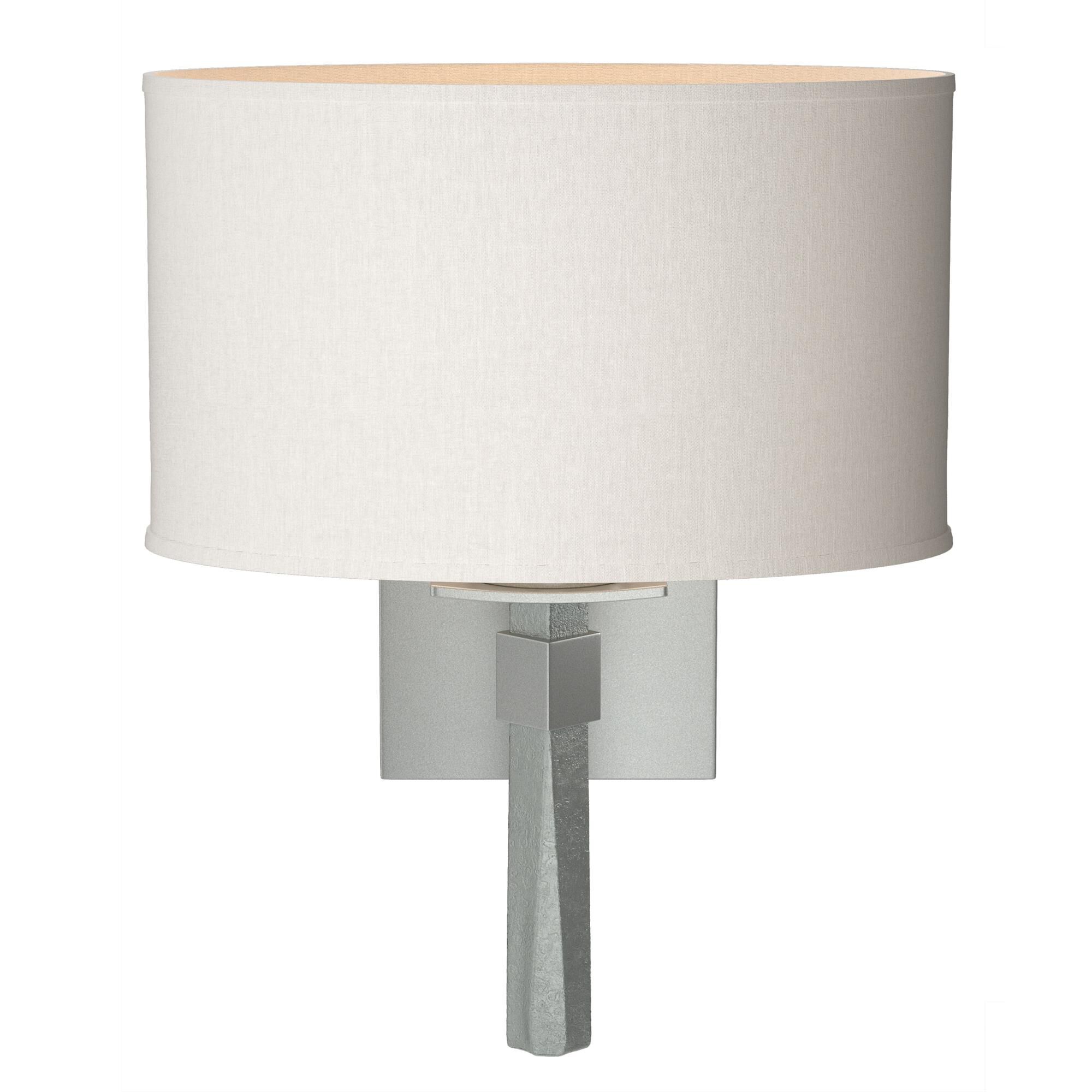 Shown in Vintage Platinum finish and Flax shade