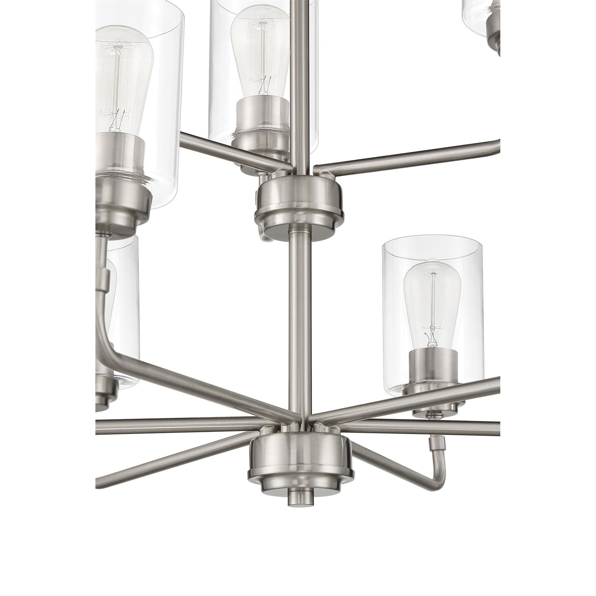 Shown in Brushed Polished Nickel finish