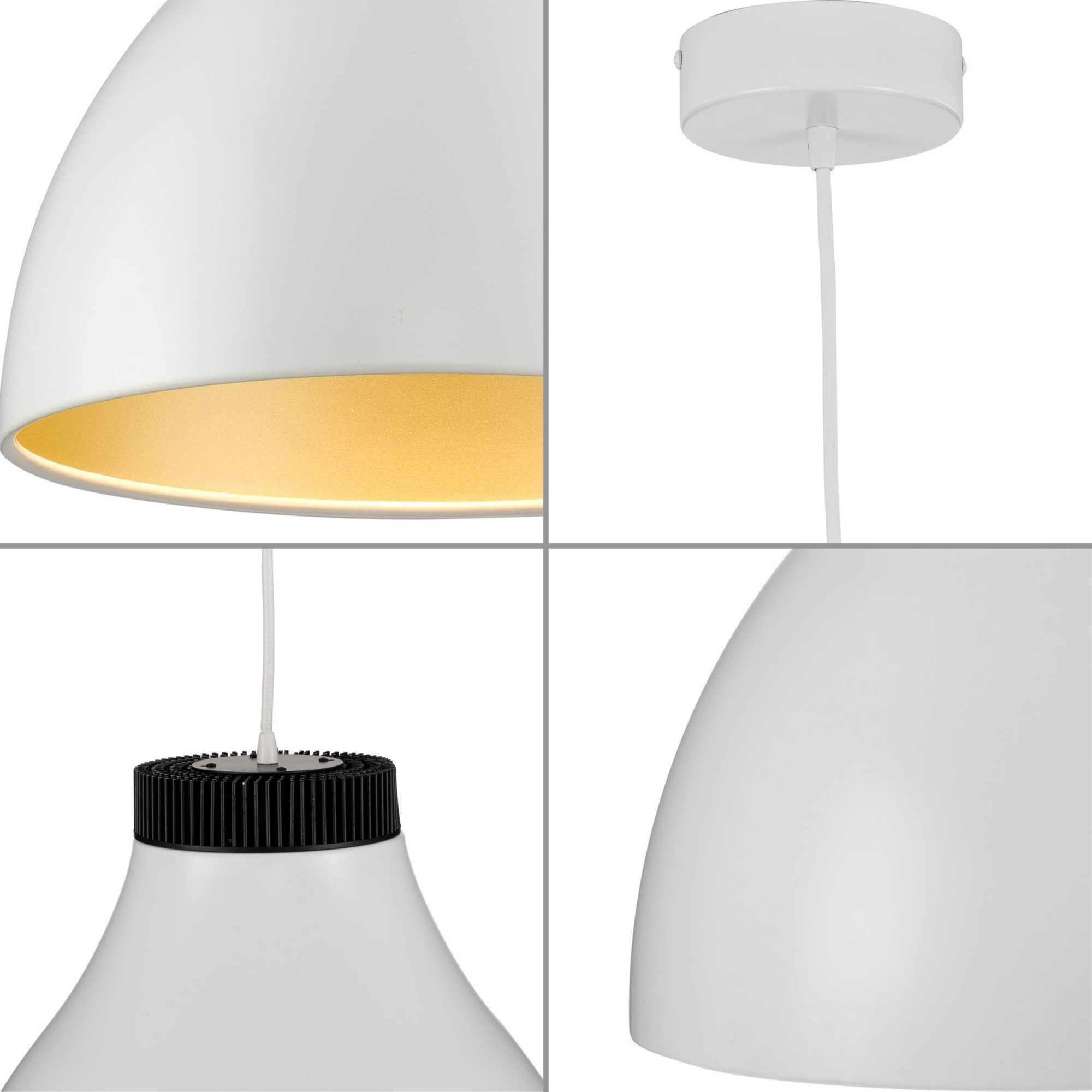 Shown in Satin White finish and Satin White glass