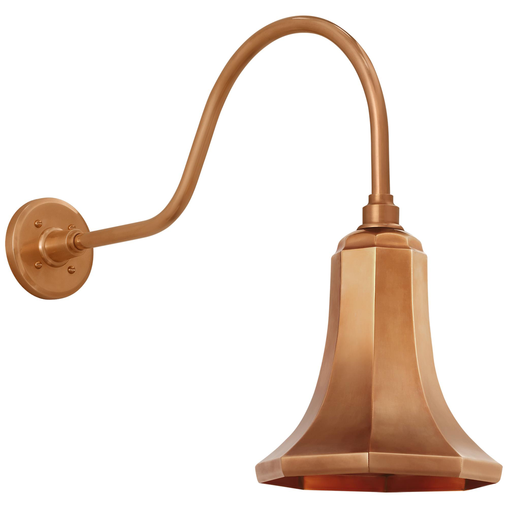 Shown in Soft Copper finish and Copper shade