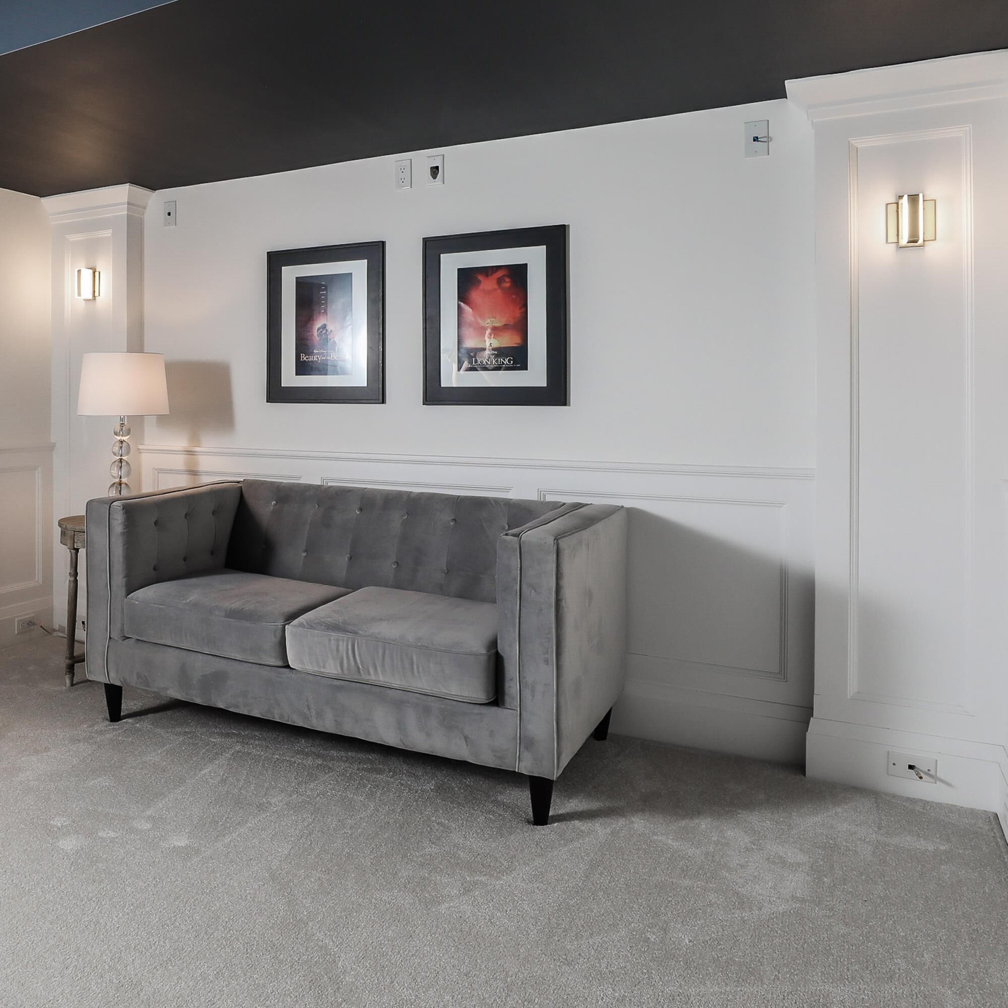 Shown in Gold finish and Frosted accent