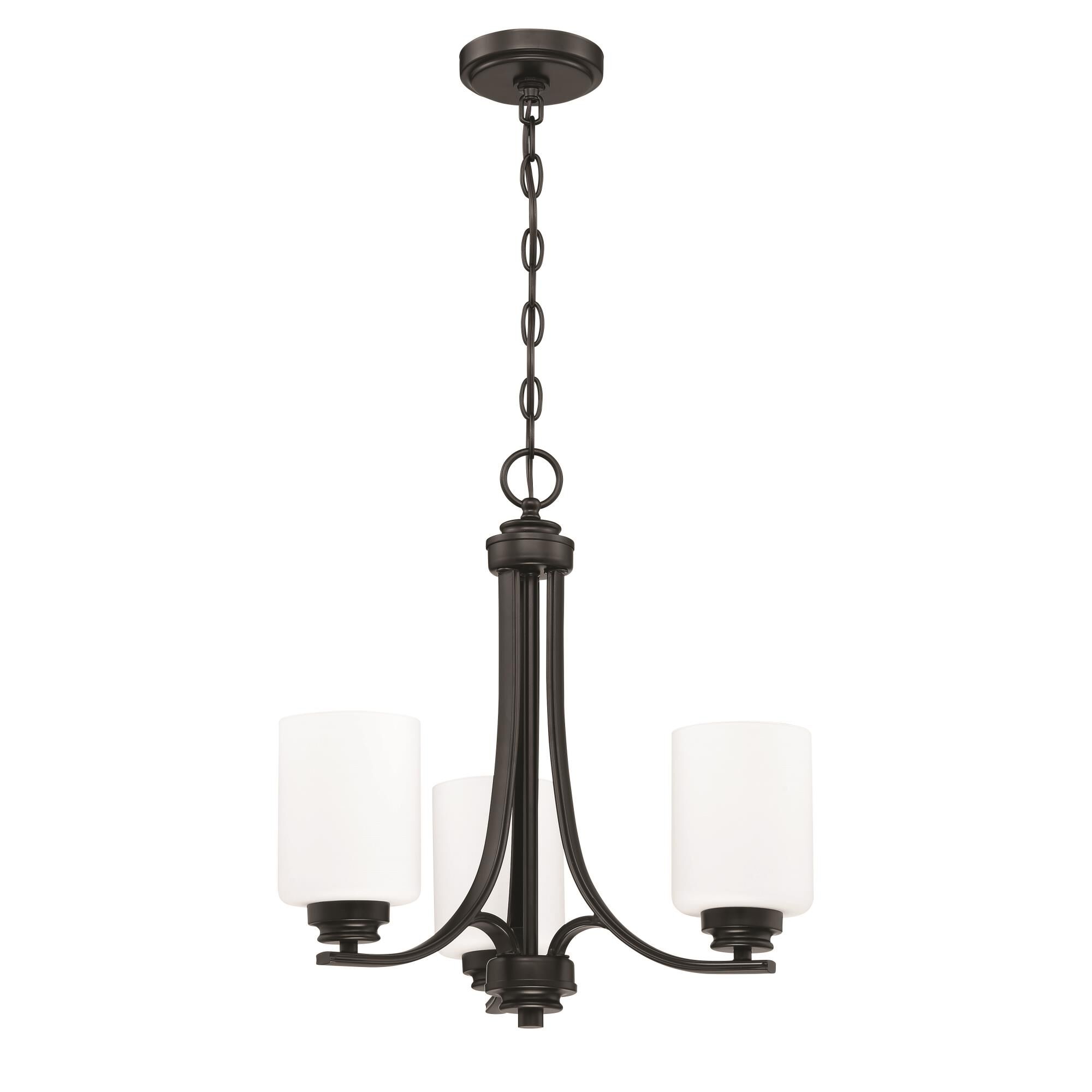 Bolden 18 Inch 3 Light Mini Chandelier by Craftmade