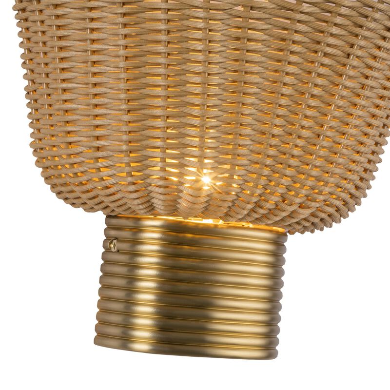 Hae Jung Roe Rancho 14 Inch Bath Vanity Light by Alora Mood