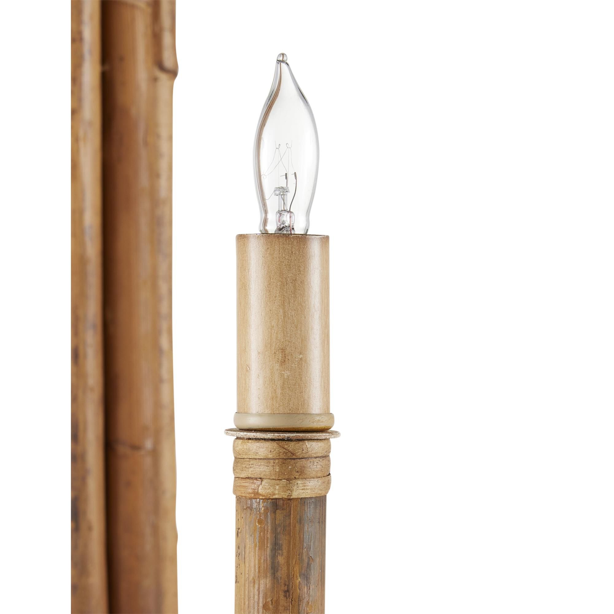 Samsara 42 Inch 8 Light Chandelier by Currey and Company