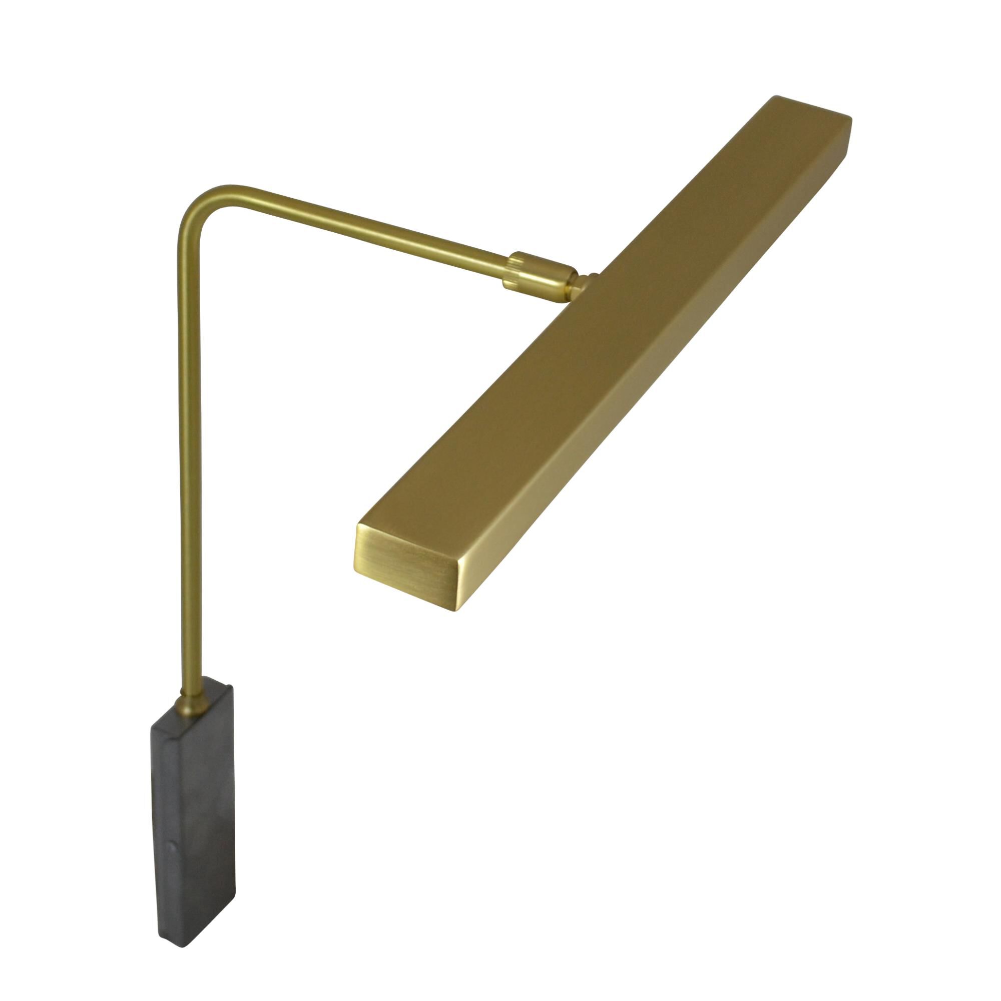 Shown in Satin Brass finish and Metal shade