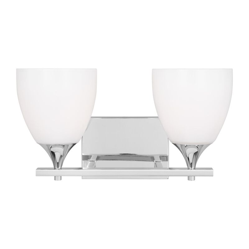 Drew & Jonathan Toffino 16 Inch 2 Light Bath Vanity Light by Visual Comfort Studio