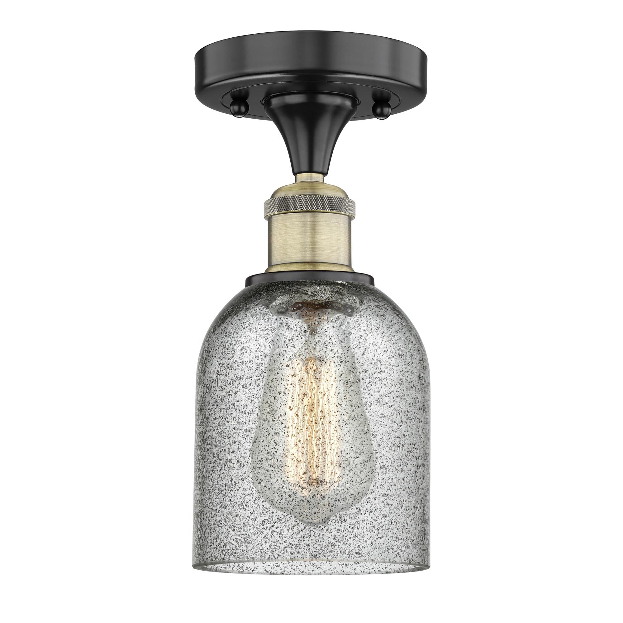 Bruno Marashlian Caledonia 5 Inch 1 Light Semi Flush Mount by Innovations Lighting