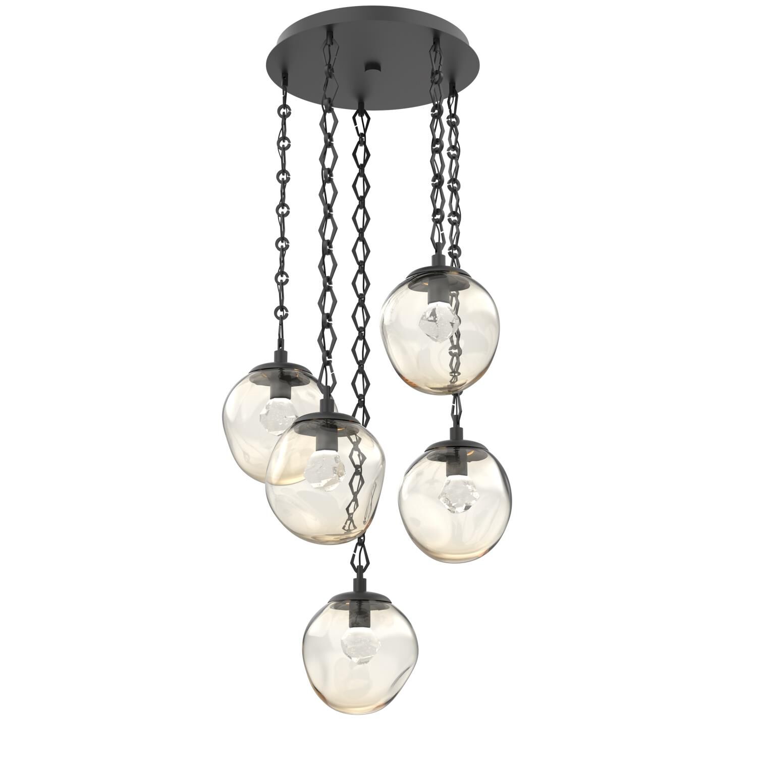 Levi Wilson Aster Led 24 Inch Multi Light Pendant by Hammerton Studio