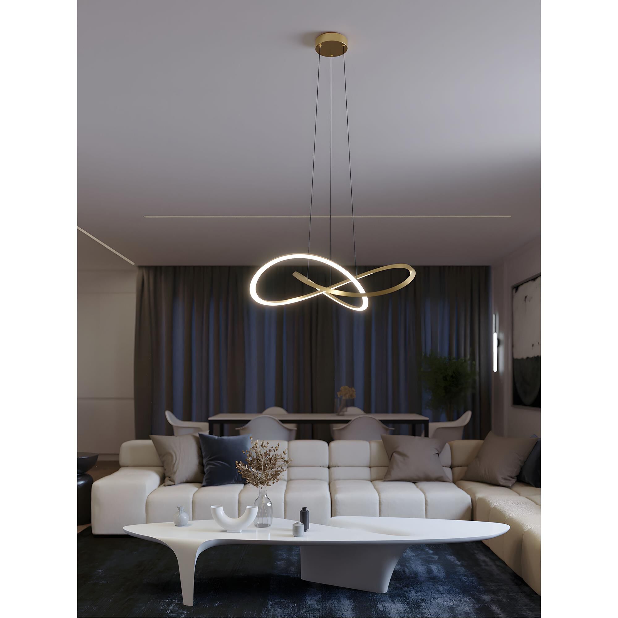 Shown in Light Antique Brass finish and White Acrylic Diffuser glass