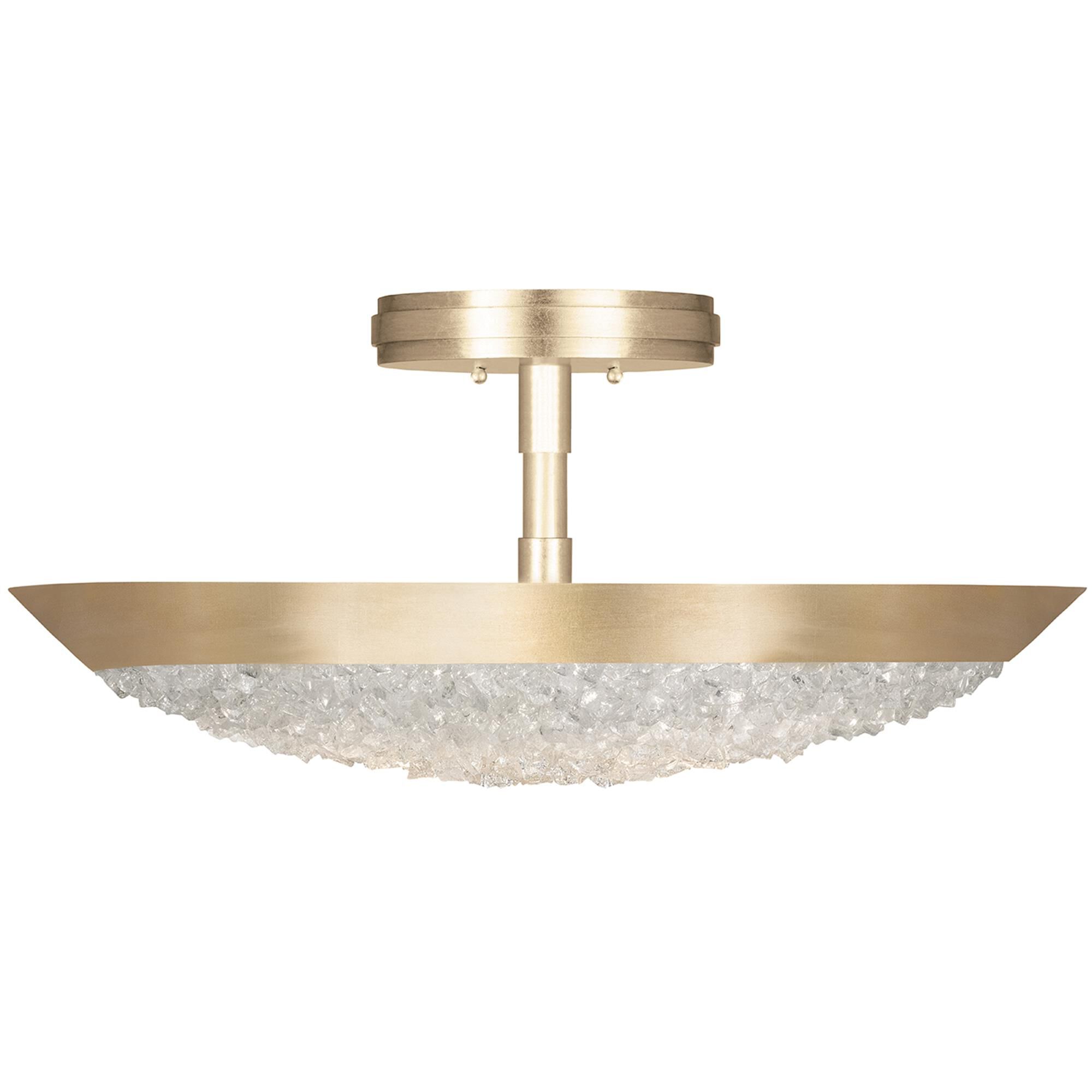 Arctic Halo 20 Inch 3 Light Semi Flush Mount,