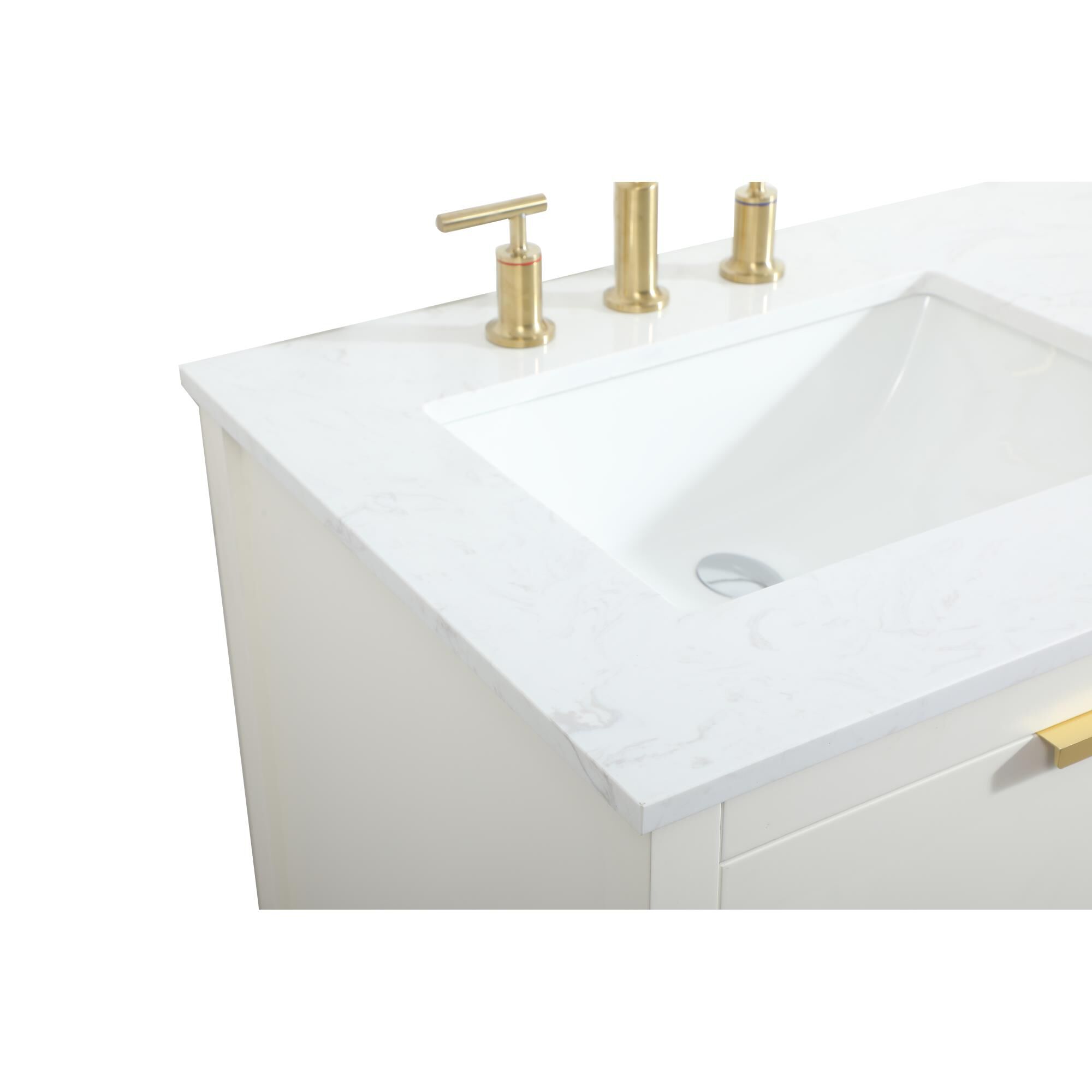 Shown in White finish