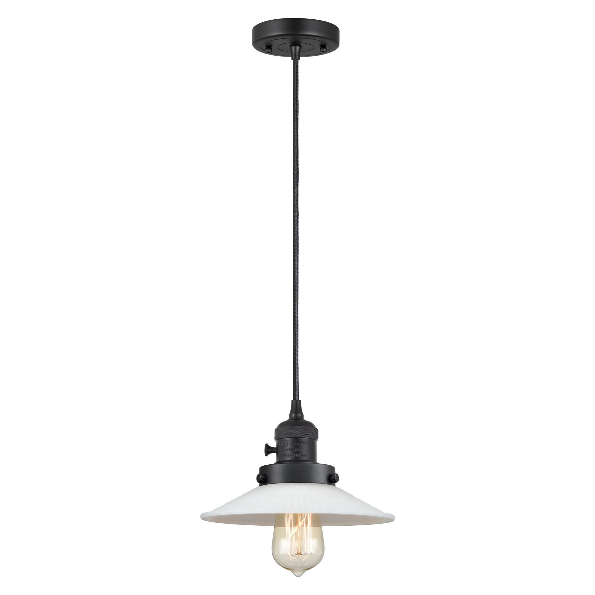 Bruno Marashlian Halophane Mini Pendant by Innovations Lighting