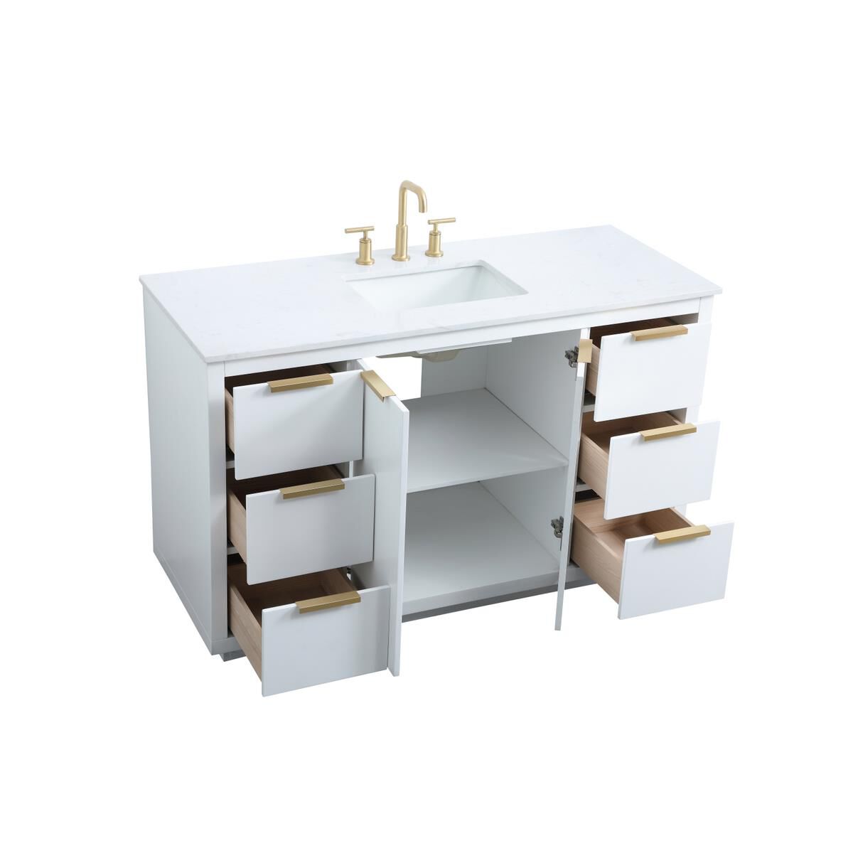 Shown in White finish