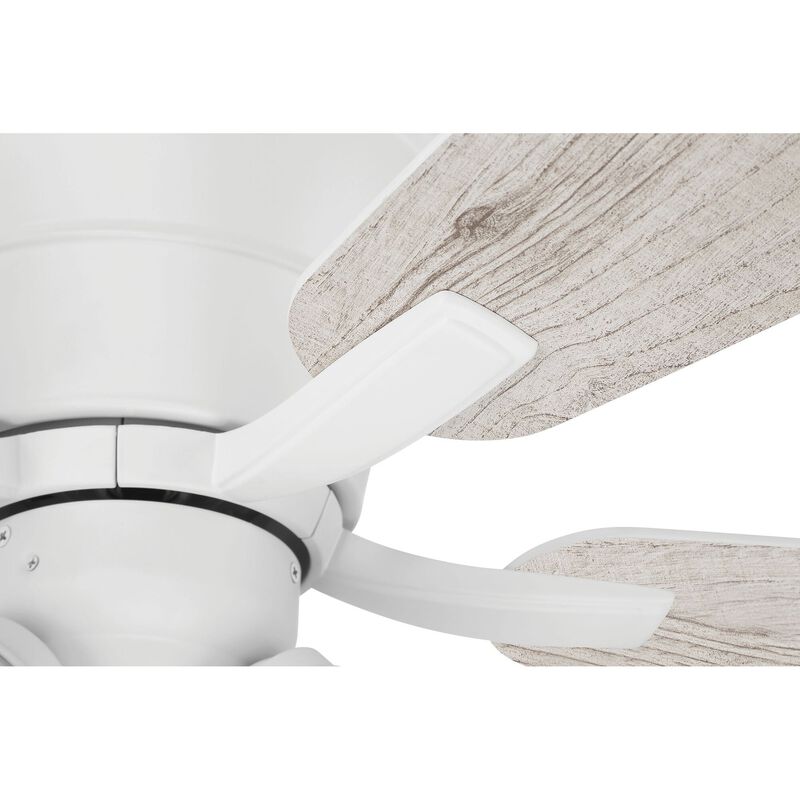 Wheeler 52 3-Light 52 Inch Flush Mount Fan with Light Kit by Craftmade