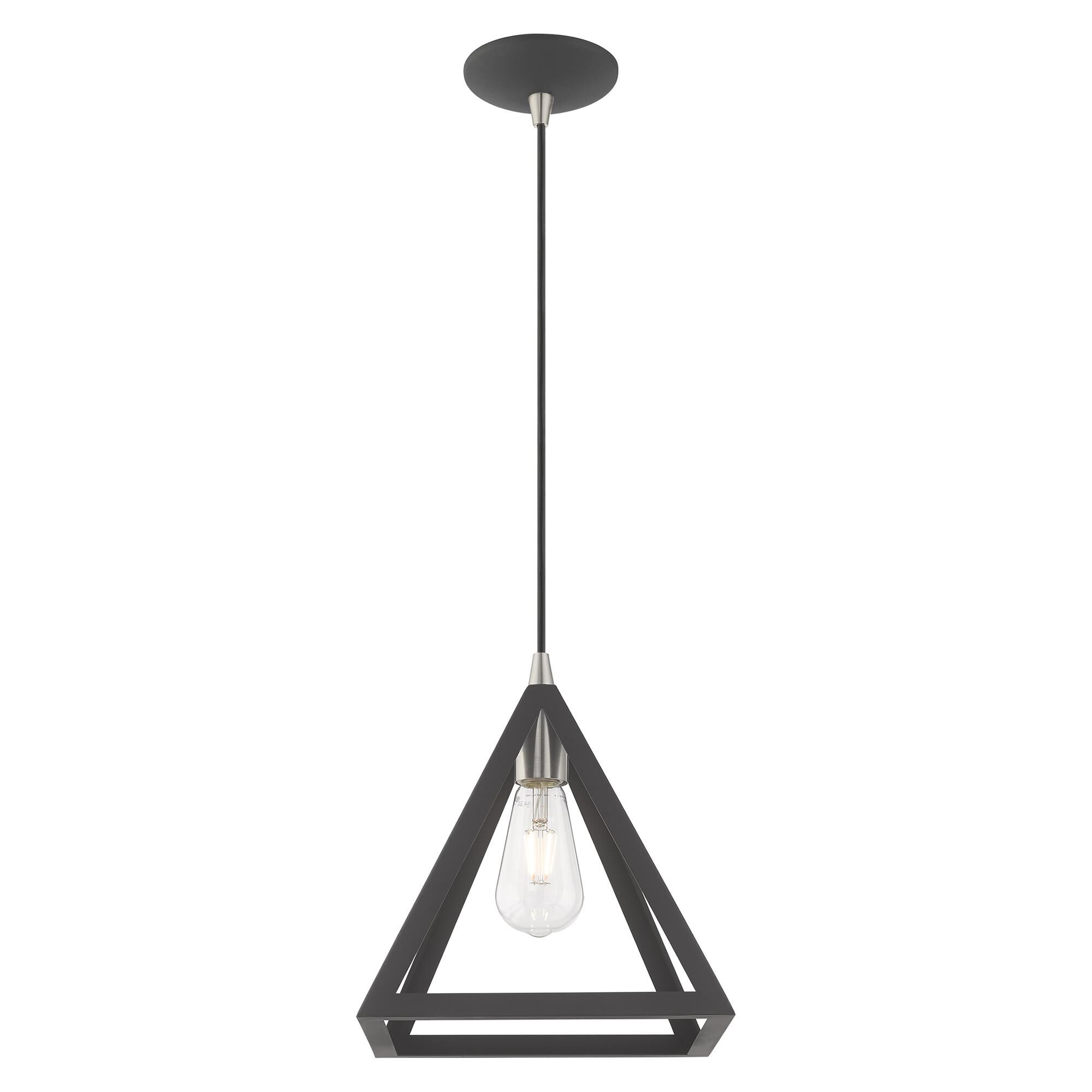 Shown in Scandinavian Gray finish and Scandinavian Gray Geometric Metal shade