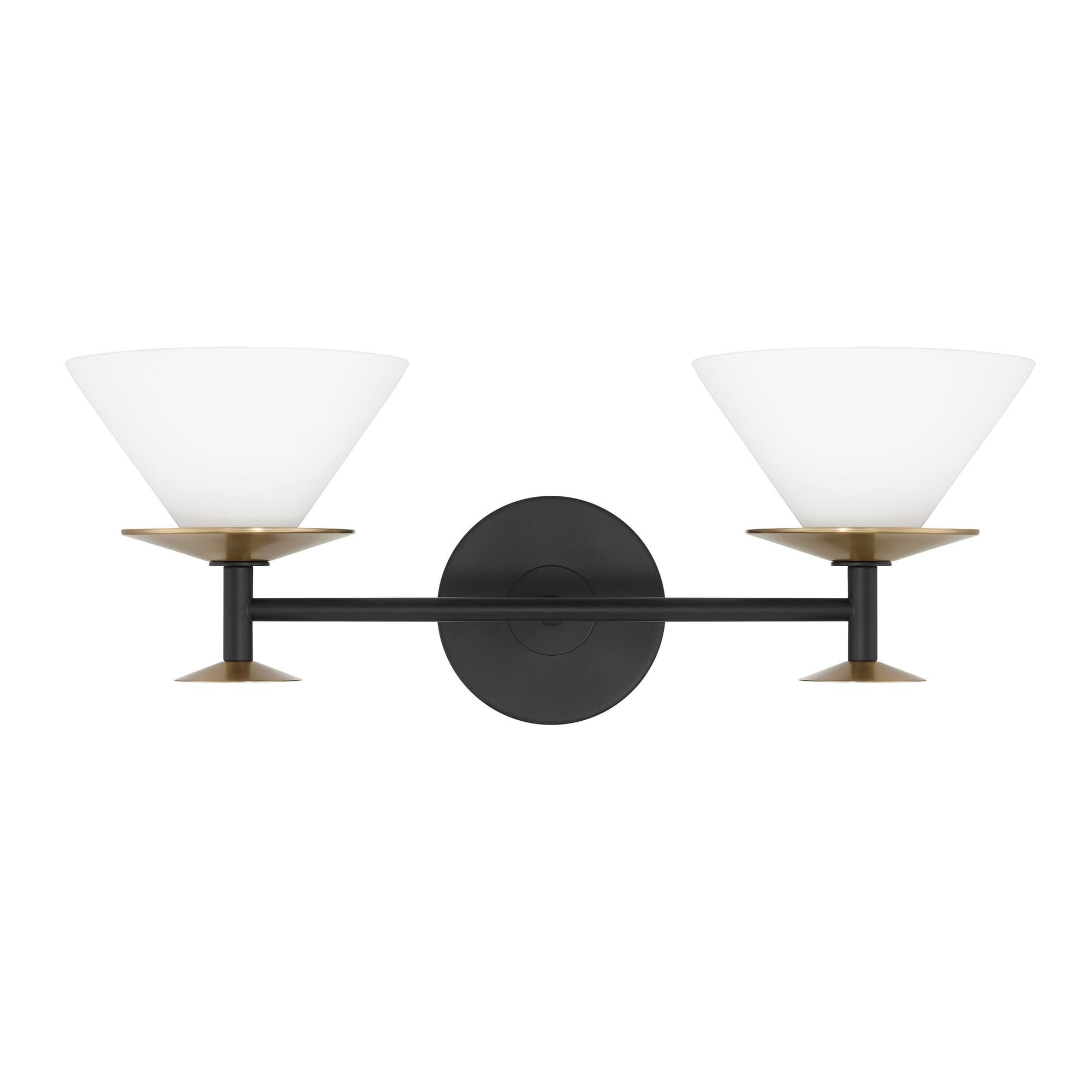 Shown in Matte Black finish and Etched Opal glass