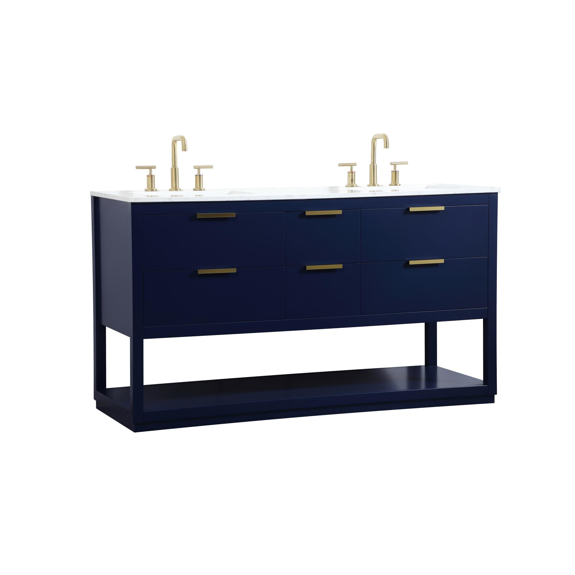 Larkin 60 Inch Bath Vanity by Elegant Decor