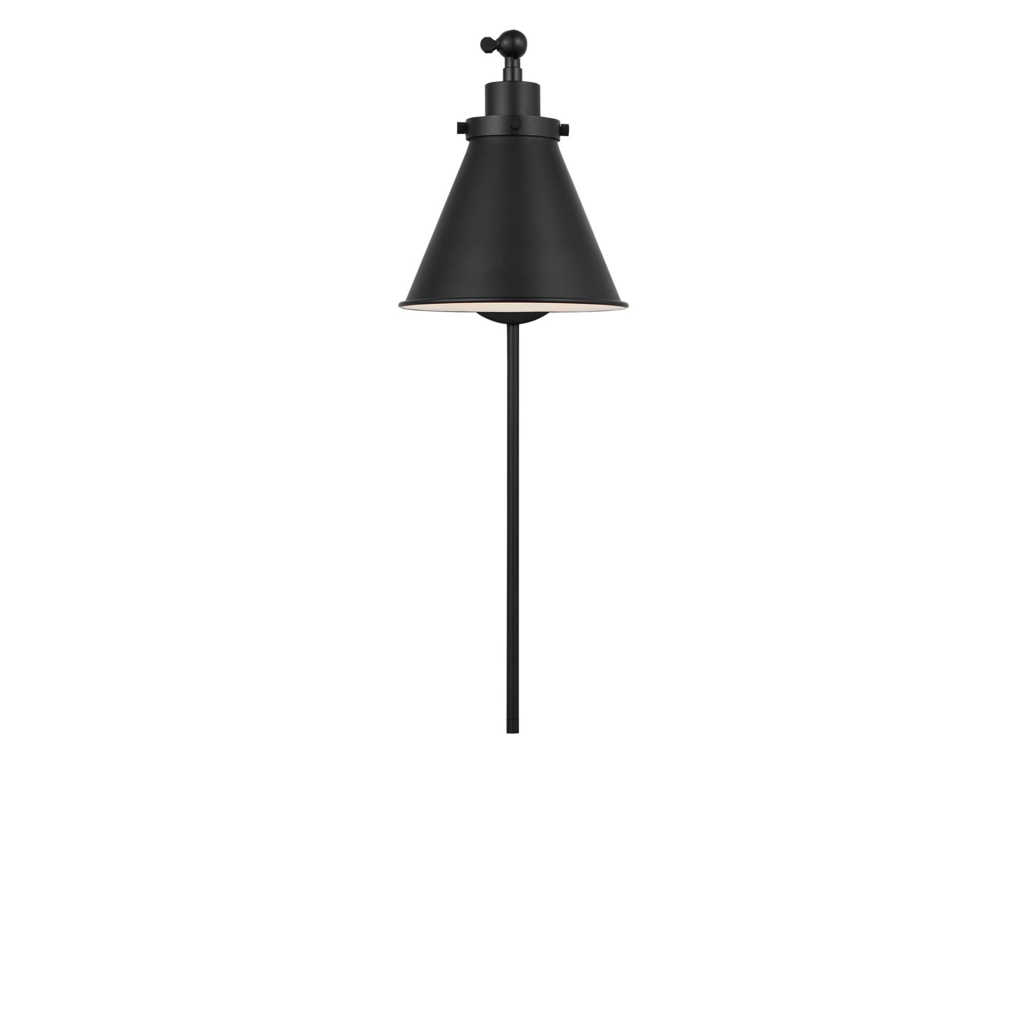 Shown in Midnight Black finish and Midnight Black Steel shade