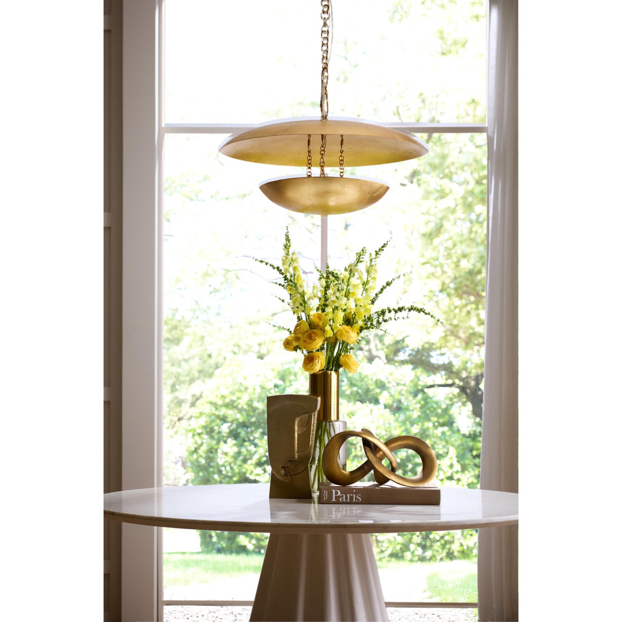 Shown in Gold Leaf finish