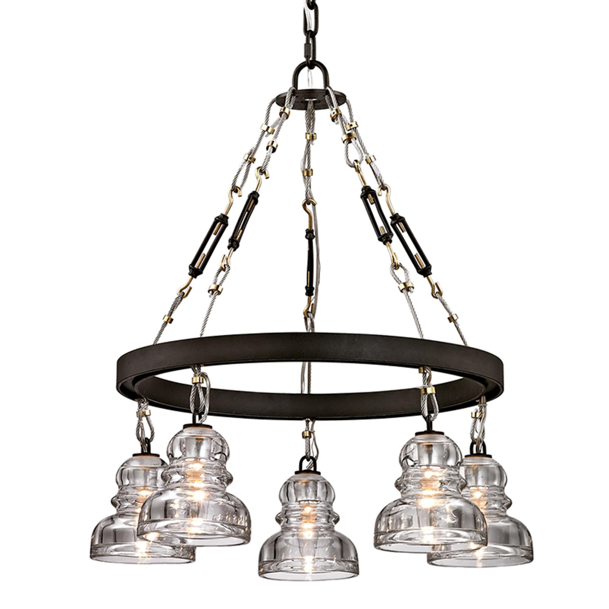 Menlo Park 25.5 Inch Chandelier by Troy Lighting