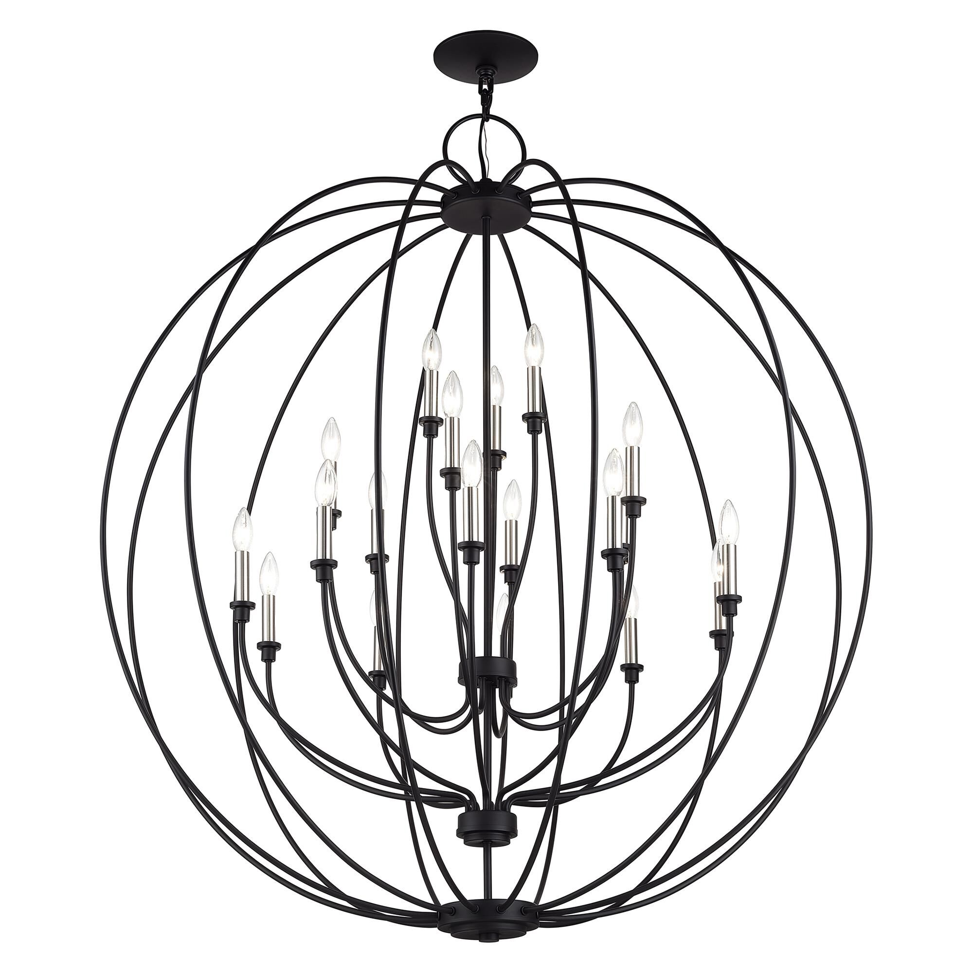 Shown in Black with Brushed Nickel Accents finish