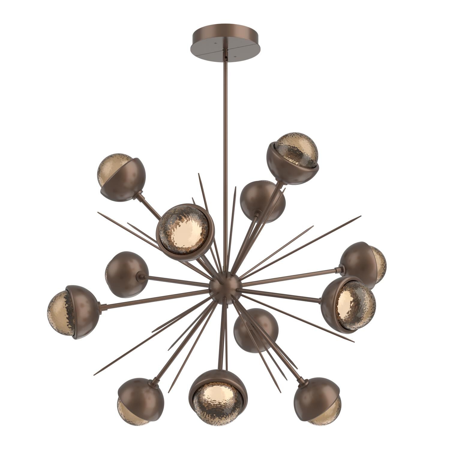 Shown in Burnished Bronze finish and Bronze glass and Metal Shade Matching Finish accent