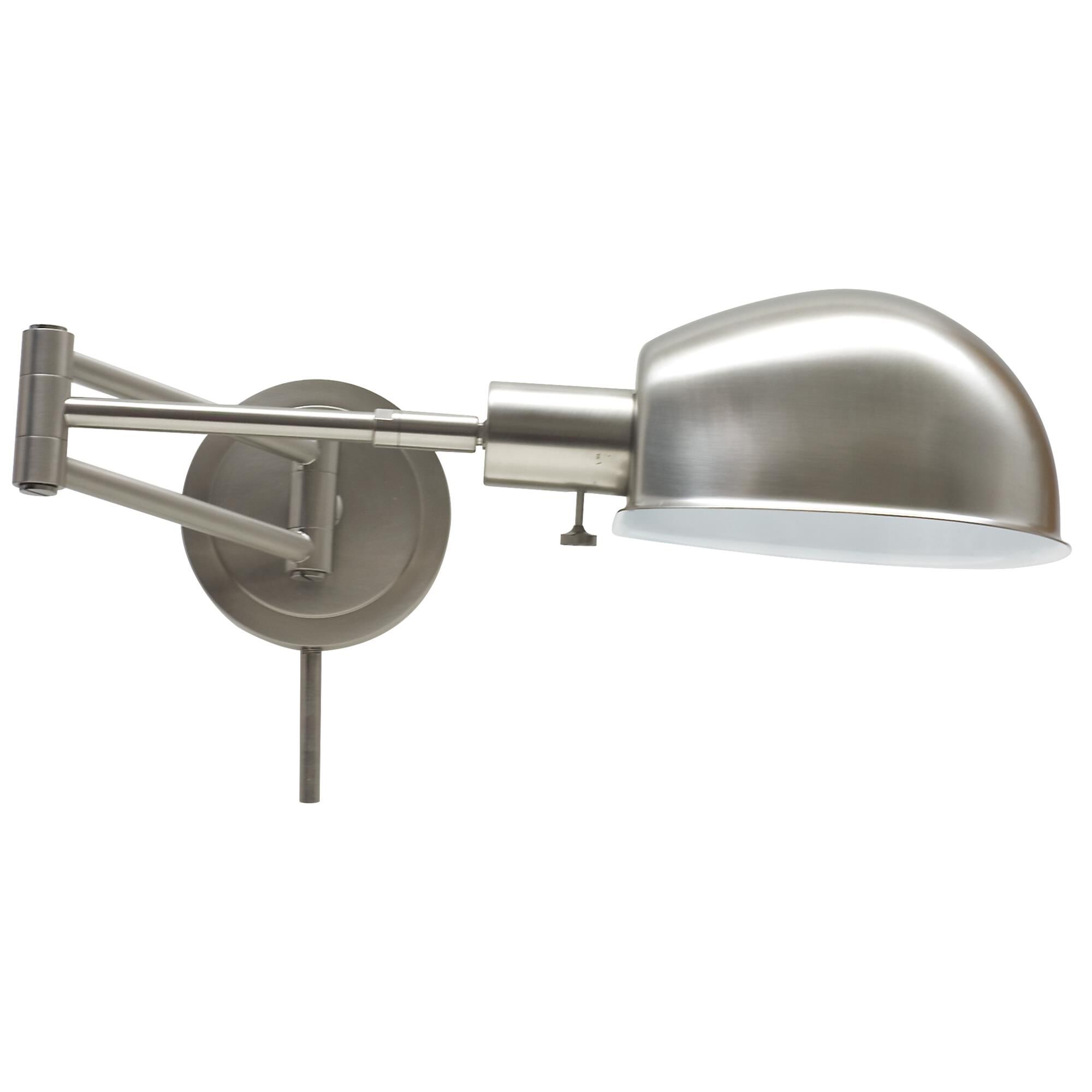 Shown in Satin Nickel finish and Metal shade