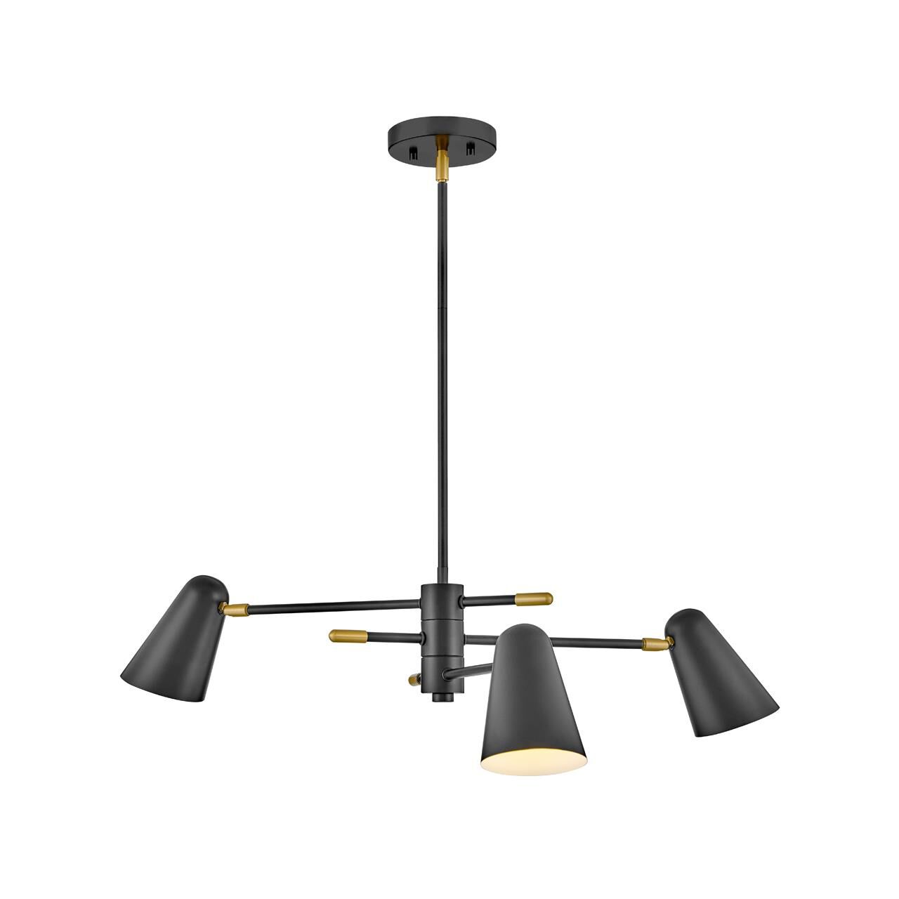 Birdie 30 Inch 3 Light LED Chandelier by Lark