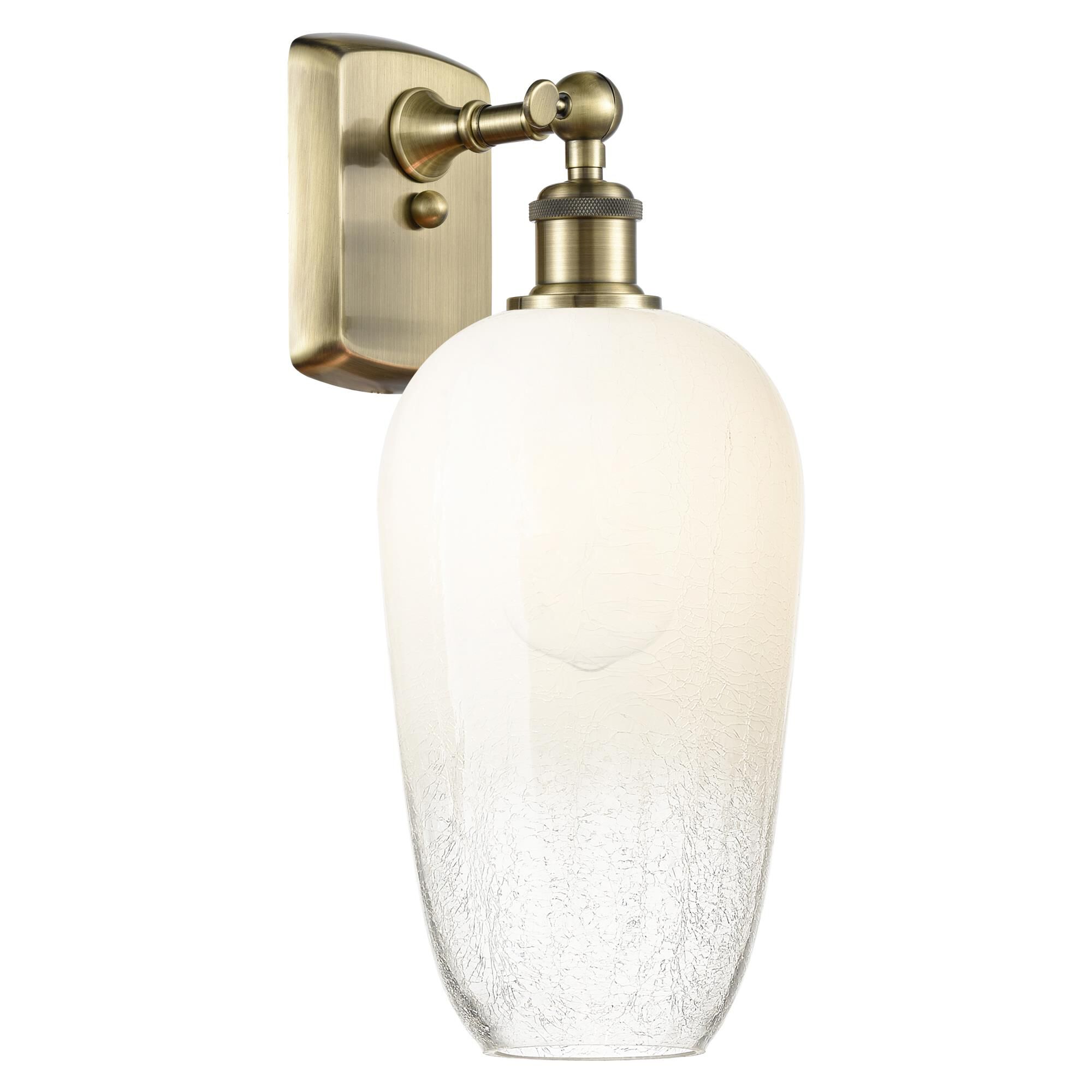 Shown in Antique Brass finish and Opal glass