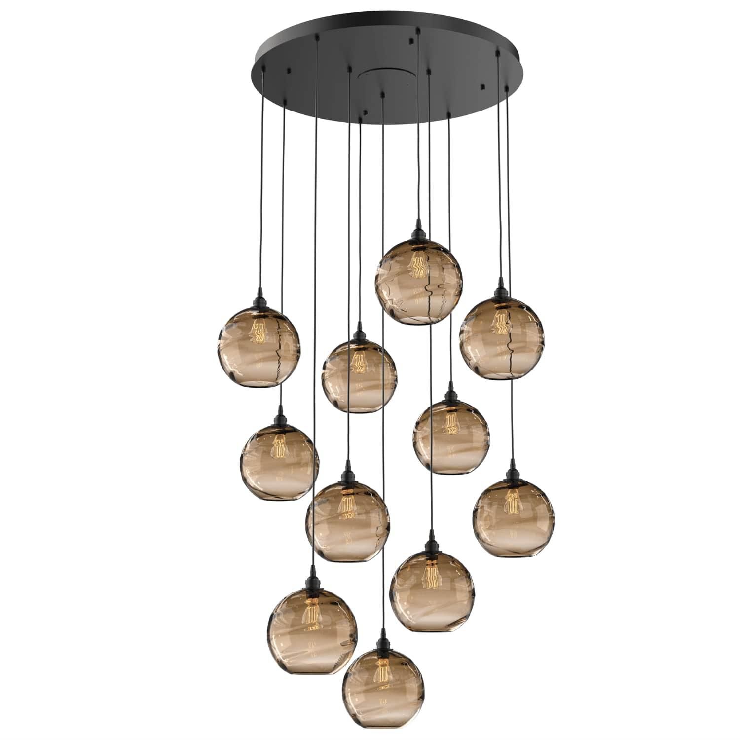 Terra 36 Inch 11 Light Multi Light Pendant by Hammerton Studio
