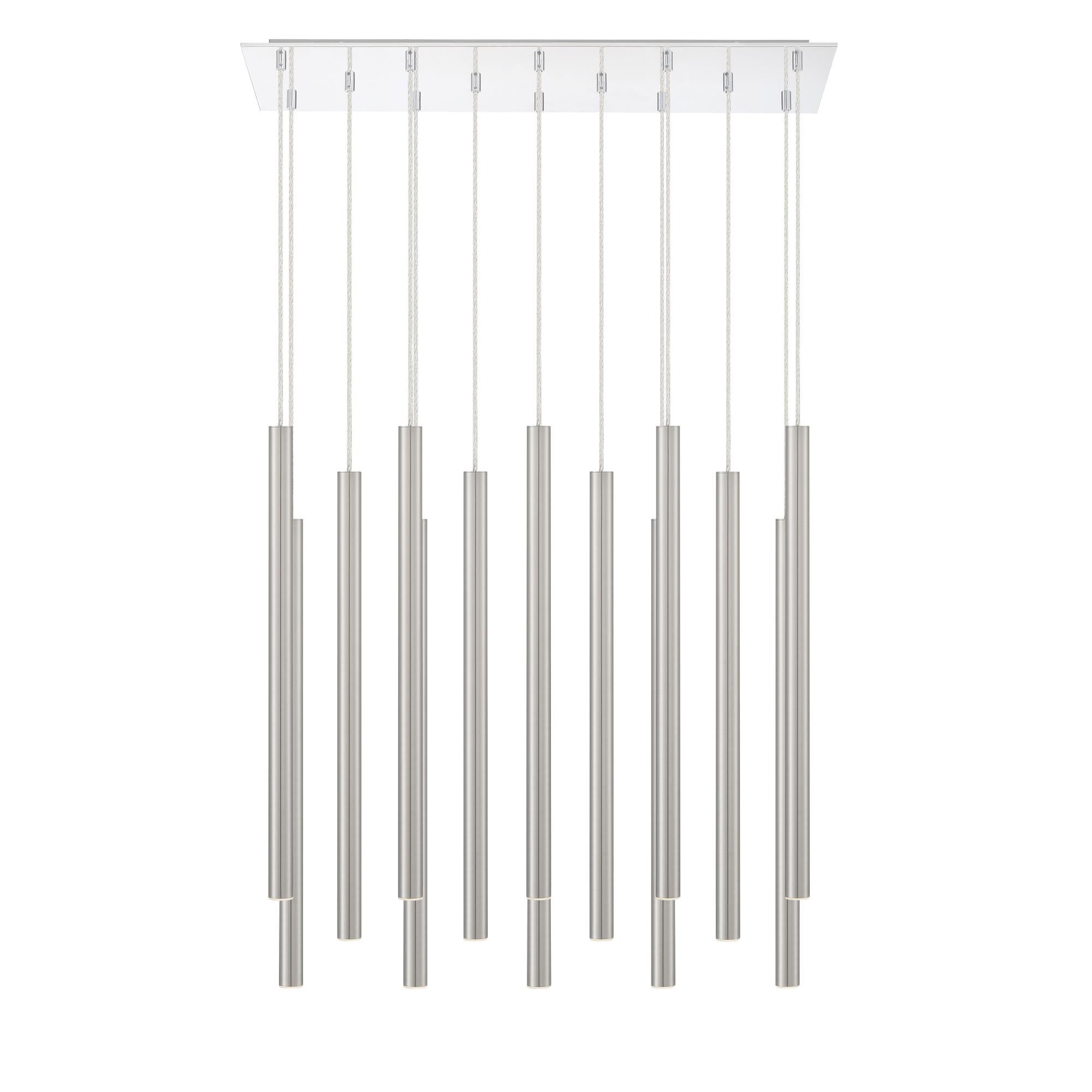 Forest 32 Inch 14 Light LED Linear Suspension Light by Z-Lite