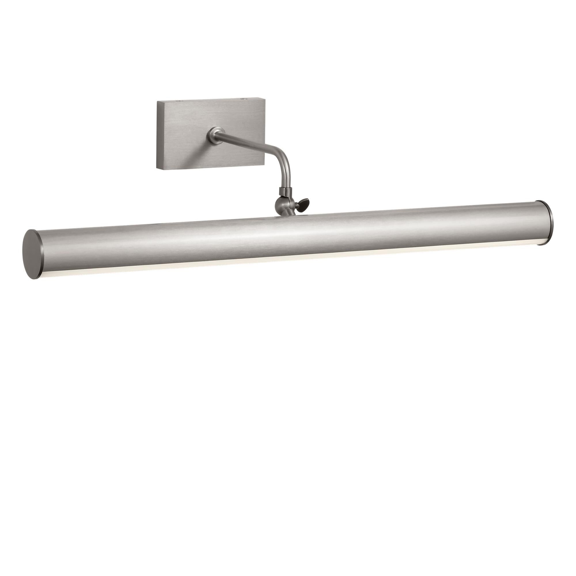 Shown in Brushed Nickel finish and White Acrylic Diffuser shade