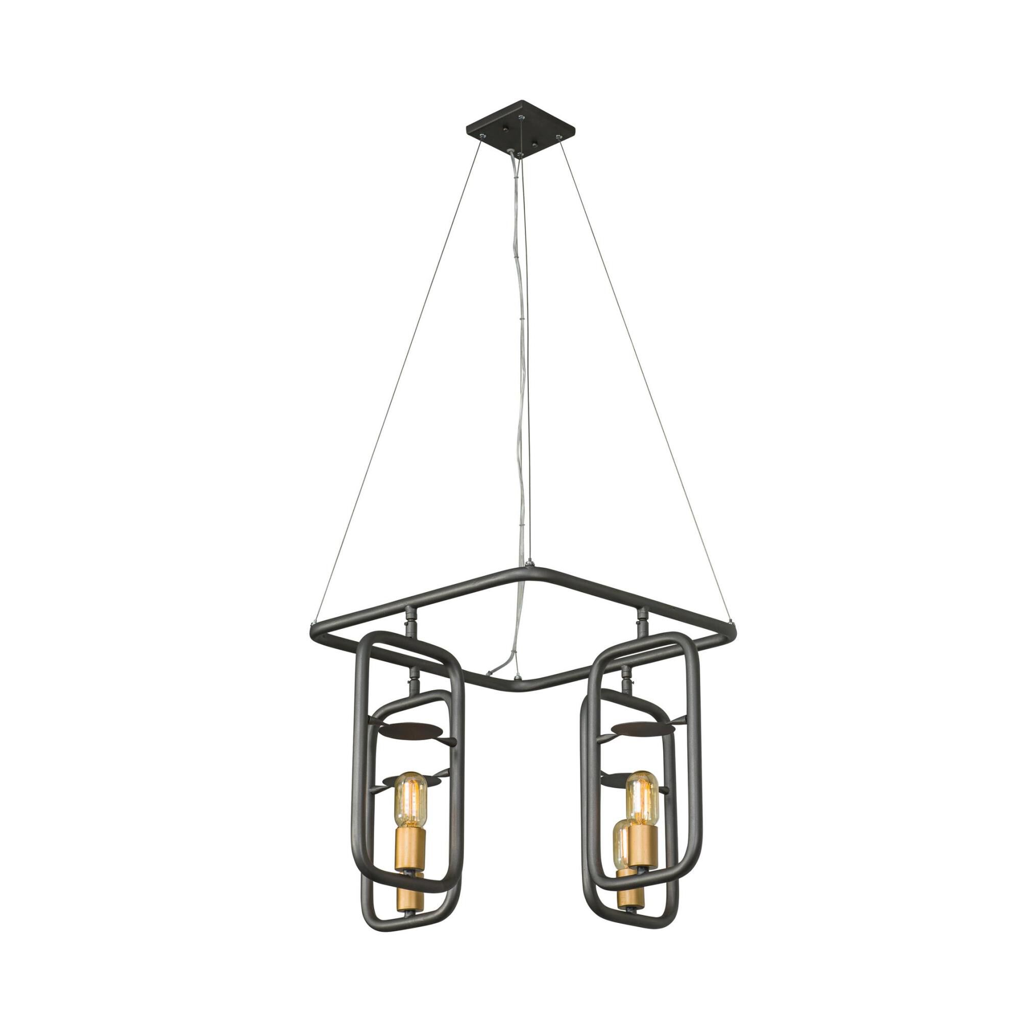 Loophole 26 Inch 4 Light Chandelier by Varaluz