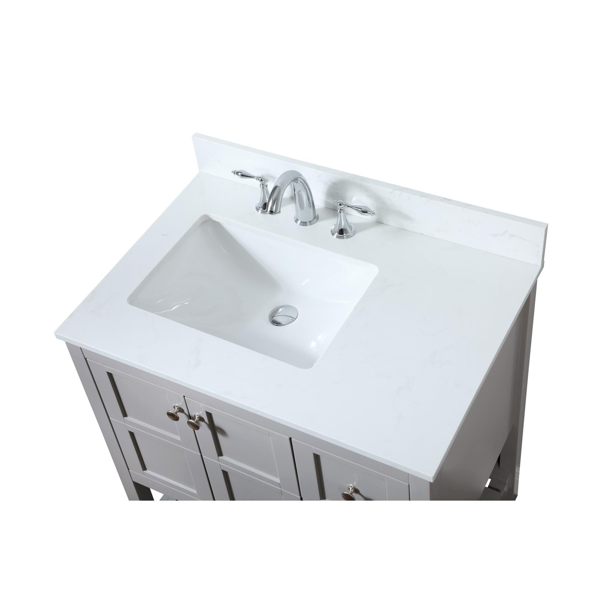 Shown in Grey finish