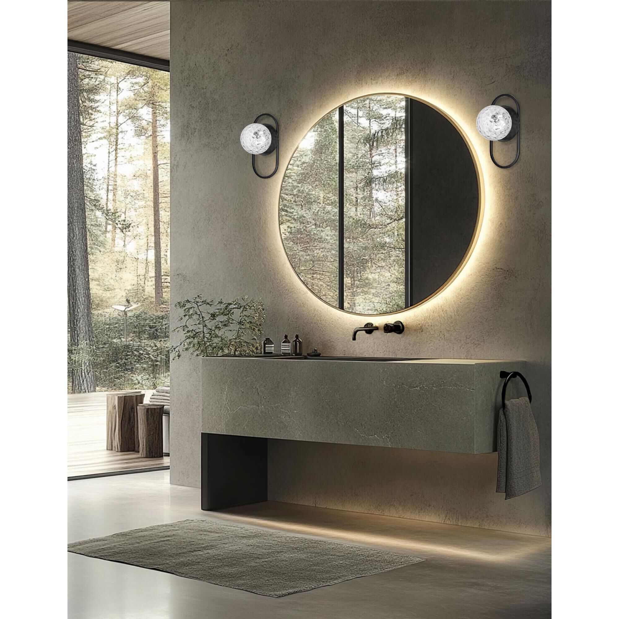 Burlat 12 Inch Wall Sconce by Dainolite