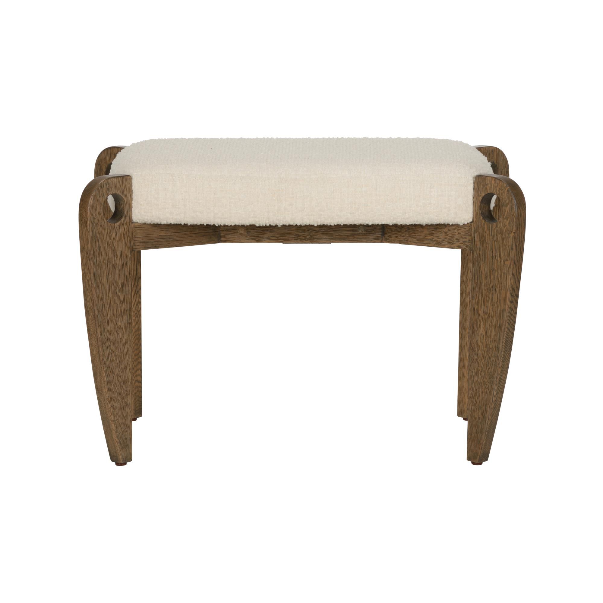 Eyelet 28 Inch Ottoman by Wildwood