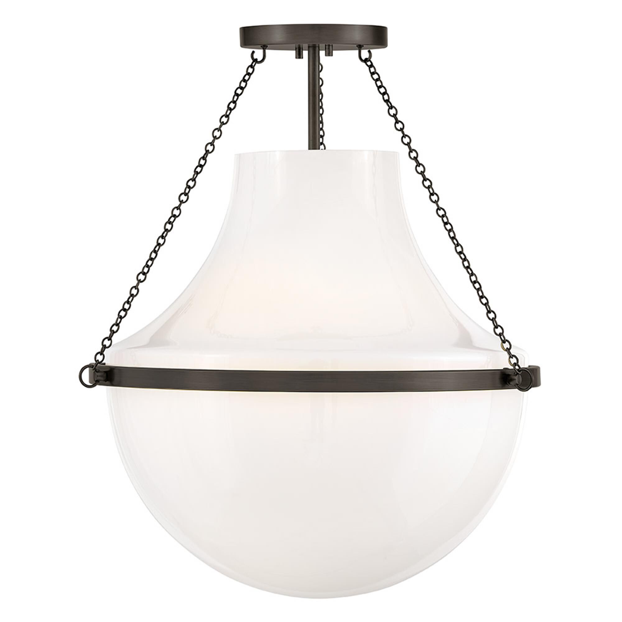 Collins 20 Inch Semi Flush Mount,