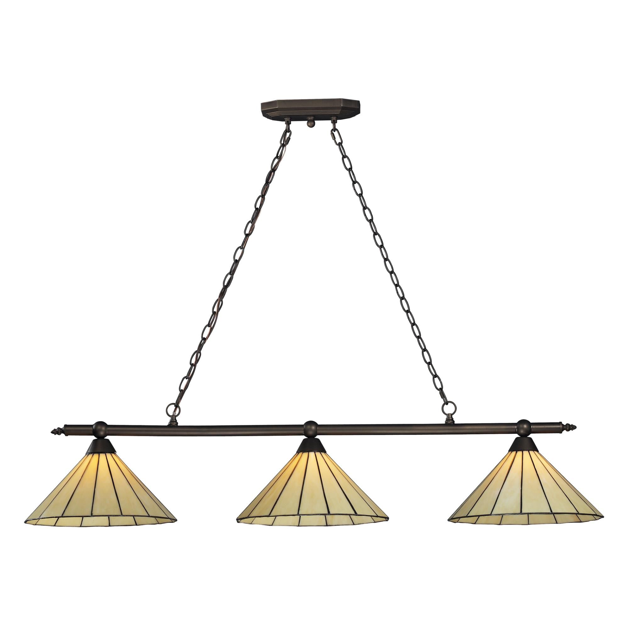 Lumino 52 Inch 3 Light LED Linear Suspension Light by ELK Lighting