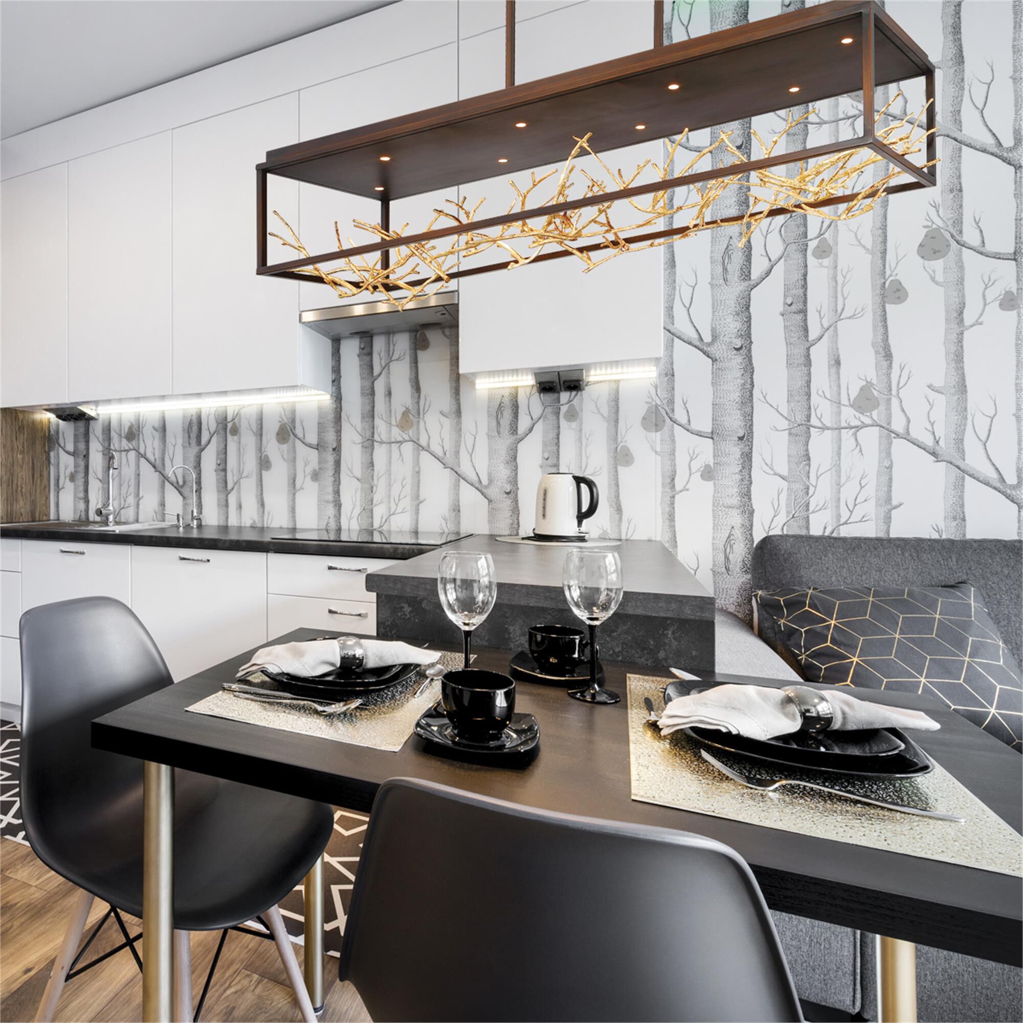 Shown in Bronze finish and Bronze accent