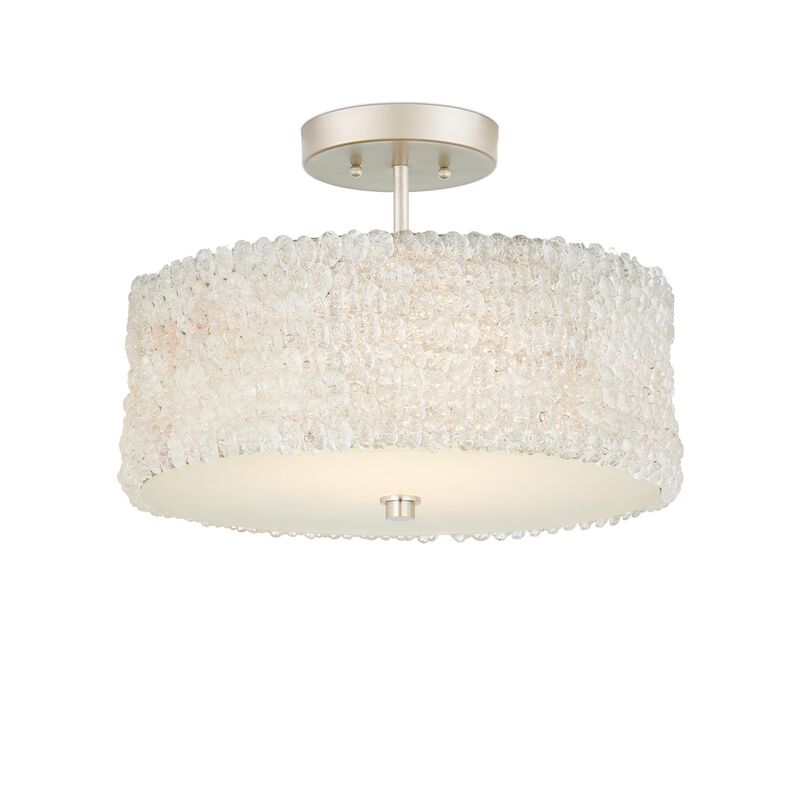 Florecitas 22 Inch Semi Flush Mount by Currey & Company