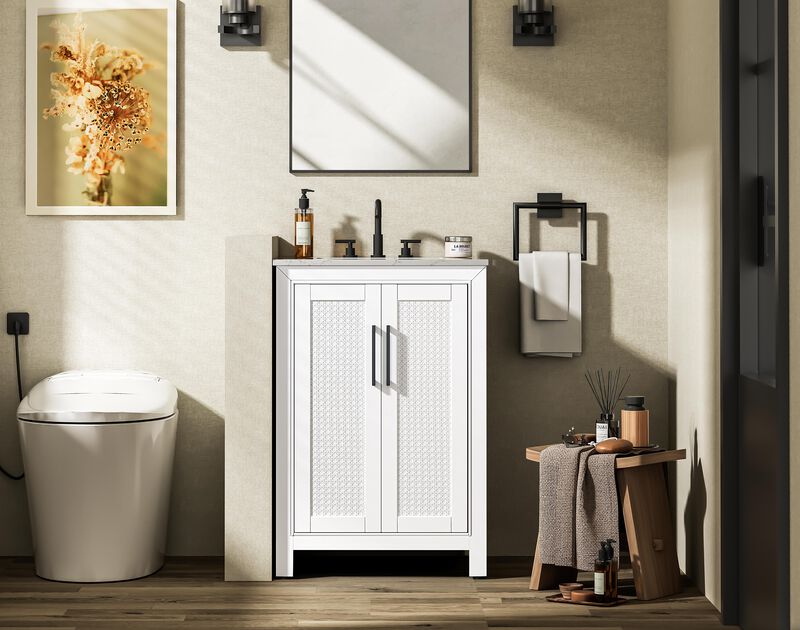 Alina 22 Inch Bath Vanity Cabinet by Elegant Decor