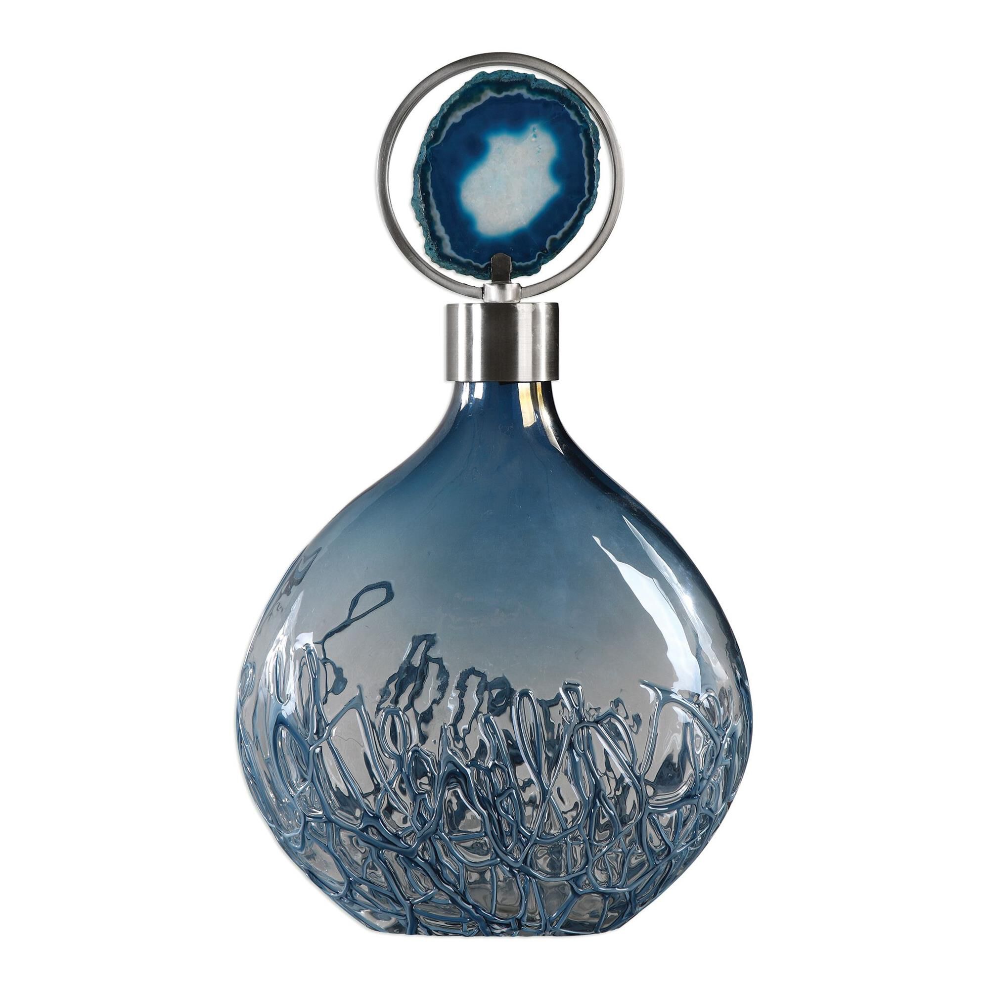 Uttermost Rae Sky Blue Vase Vase-Urn by Uttermost